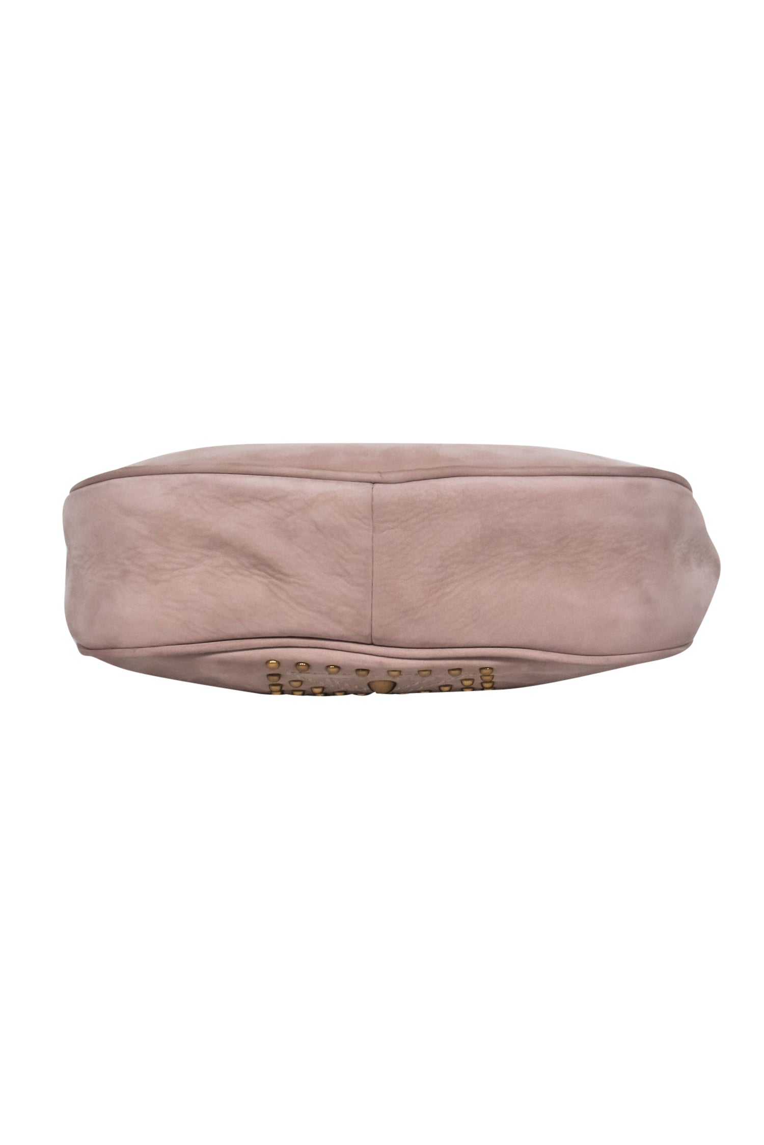 Frye Taupe Crossbody Bag with Stunning Gold-Toned Studs