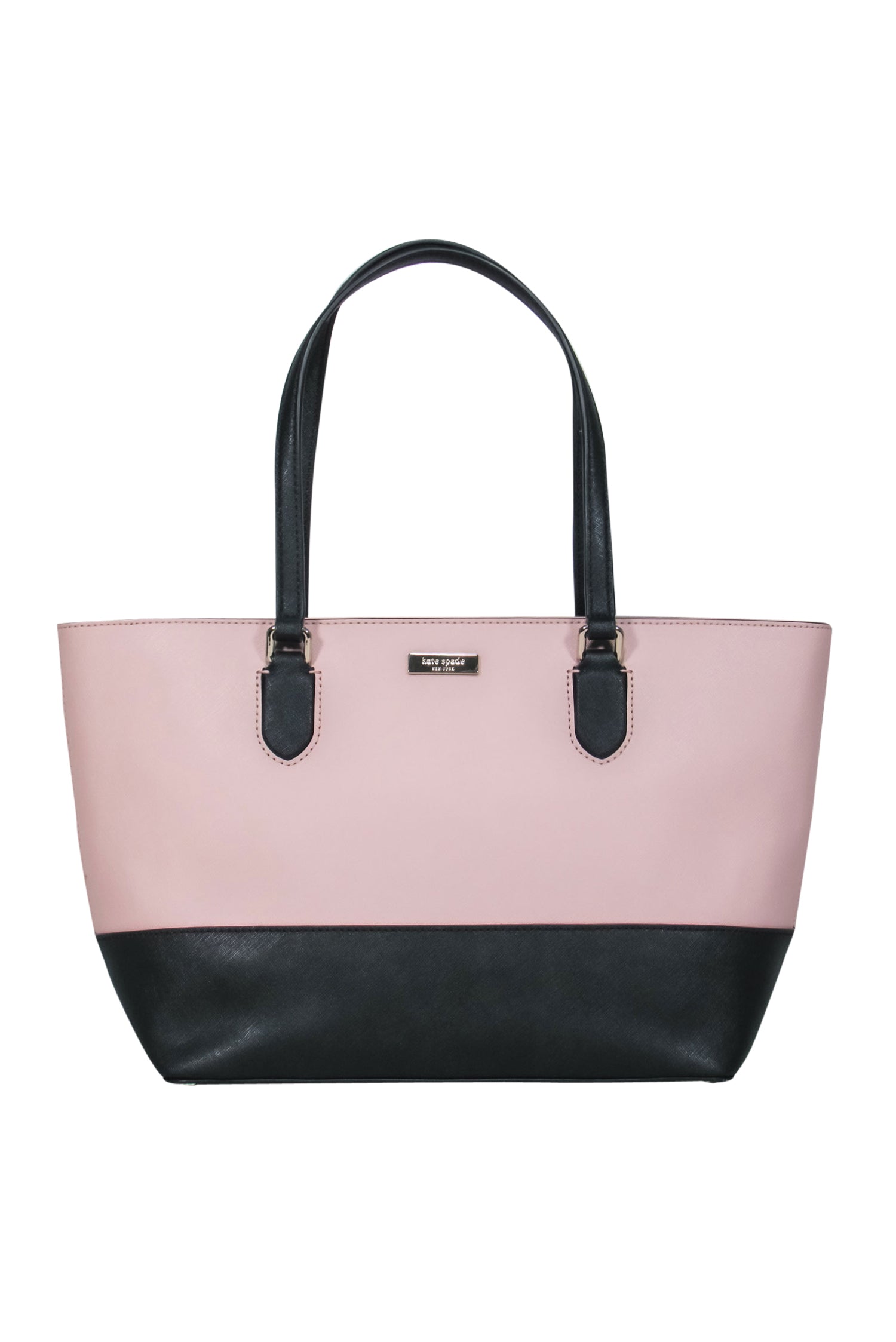 Kate Spade Dusty Pink & Black Medium Dally Zippered Tote - A Stylish Essential