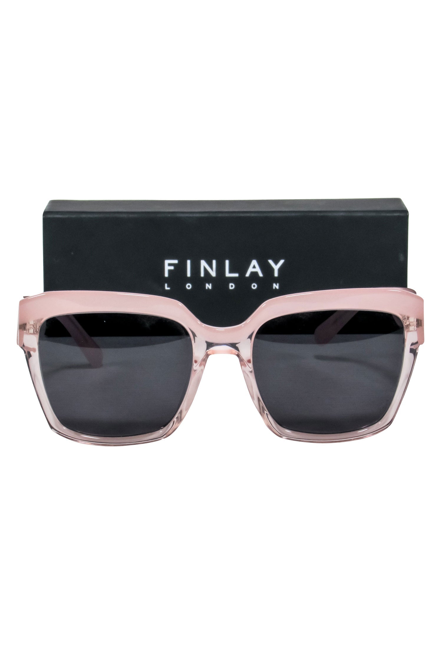 Finlay London - Chic Mauve Pink Oversized Sunglasses