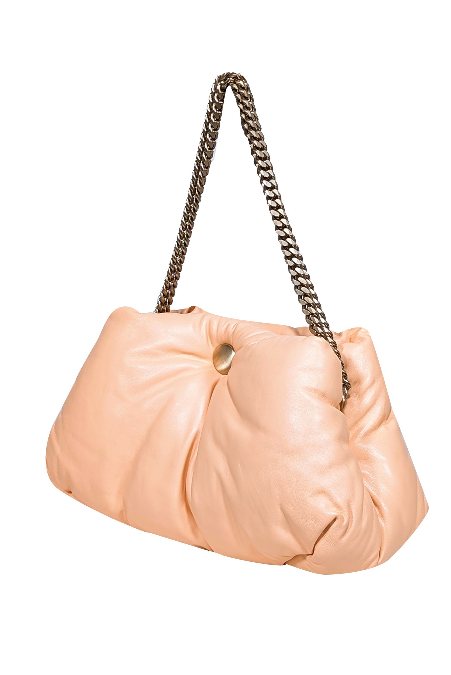 Proenza Schouler - Chic Peach 'Wo Tobo Puffy Chain' Shoulder Bag