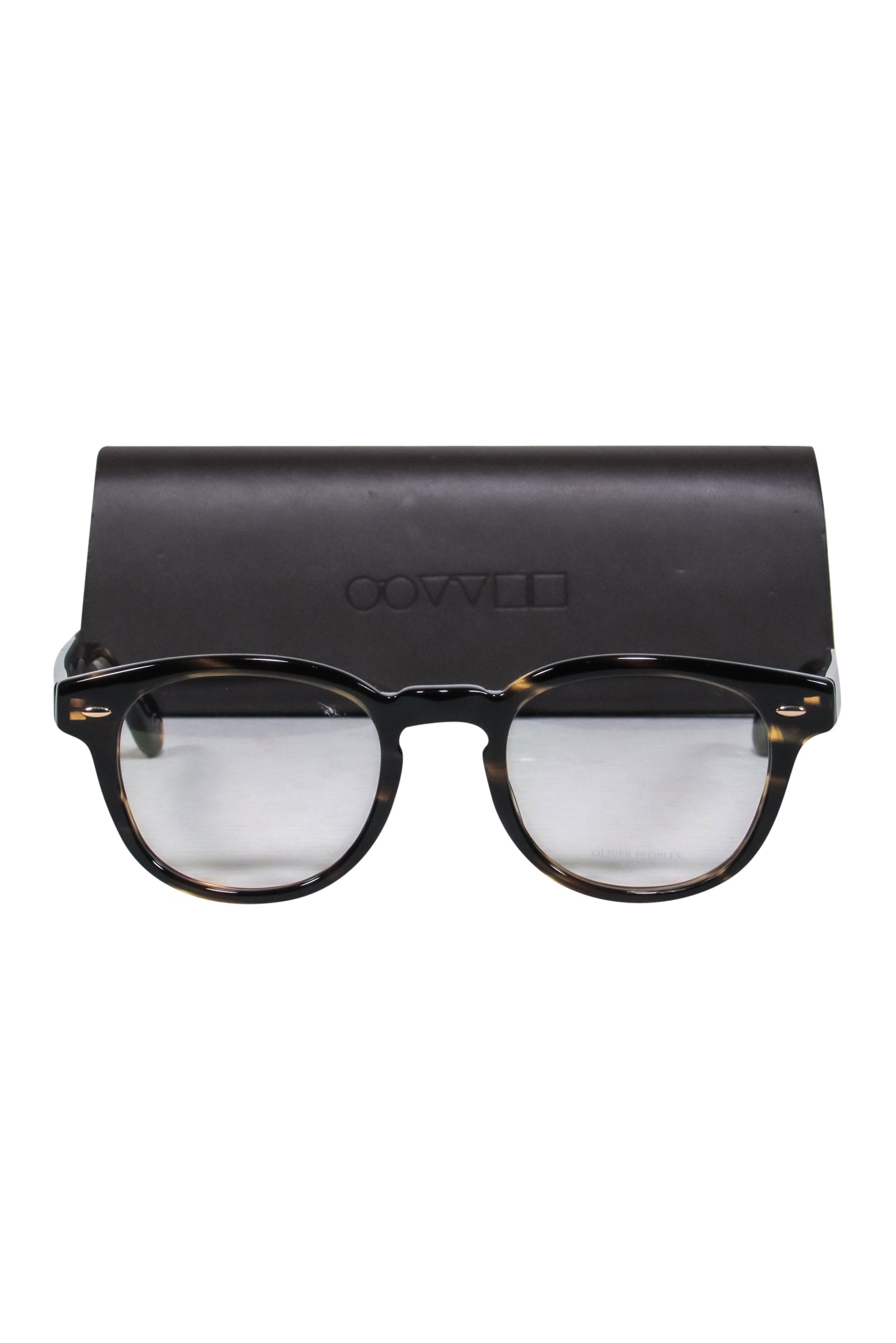 Oliver Peoples Brown Tortoise Shell Round Clear Glasses: A Fashion Statement!