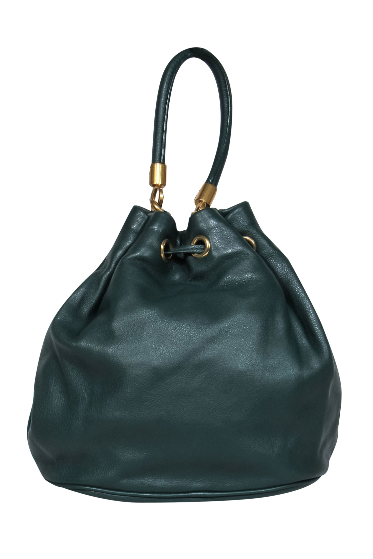 Marc by Marc Jacobs - Stunning Forest Green Convertible Leather Bucket Bag