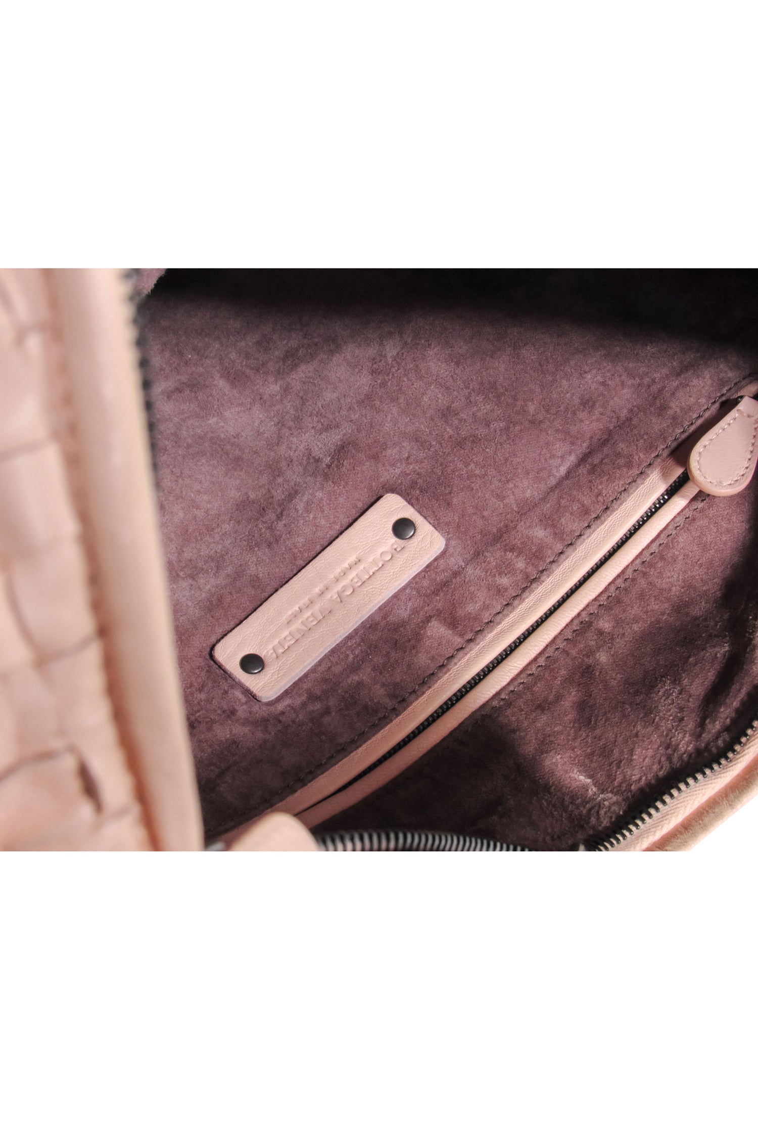 Bottega Veneta - Stunning Blush Pink Intrecciato Woven Leather Shoulder Bag