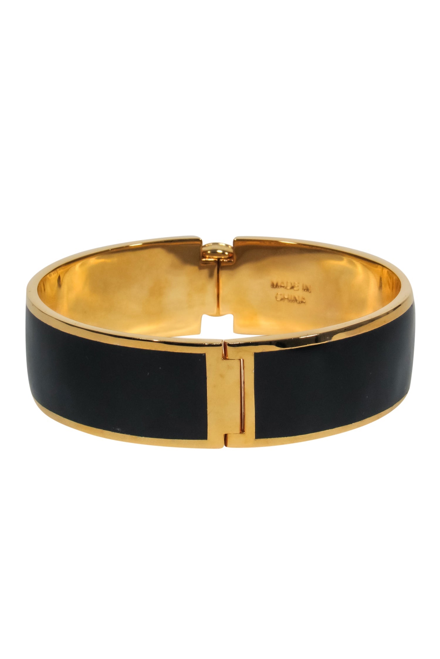 Alexander McQueen Black & Gold Skull Clasp Bracelet - A Must - Have Gothic Accessory