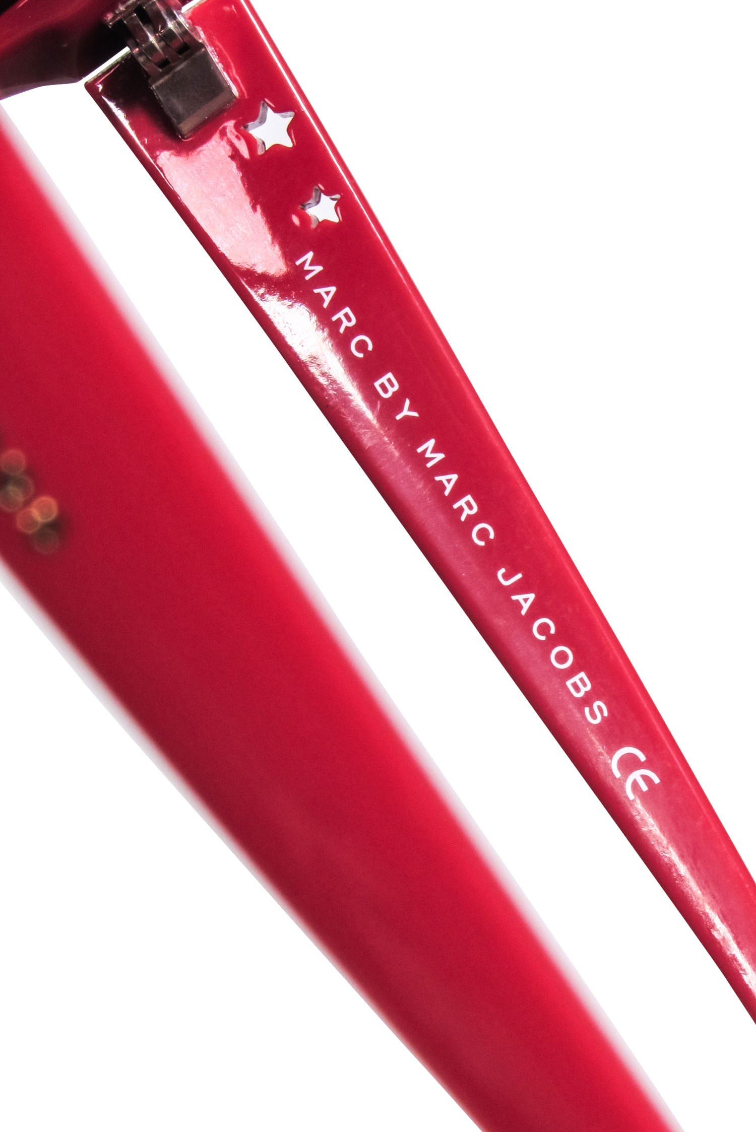 Marc by Marc Jacobs Dark Pink Star-Cutout Rounded Sunglasses - Channel Your Inner Barbie!