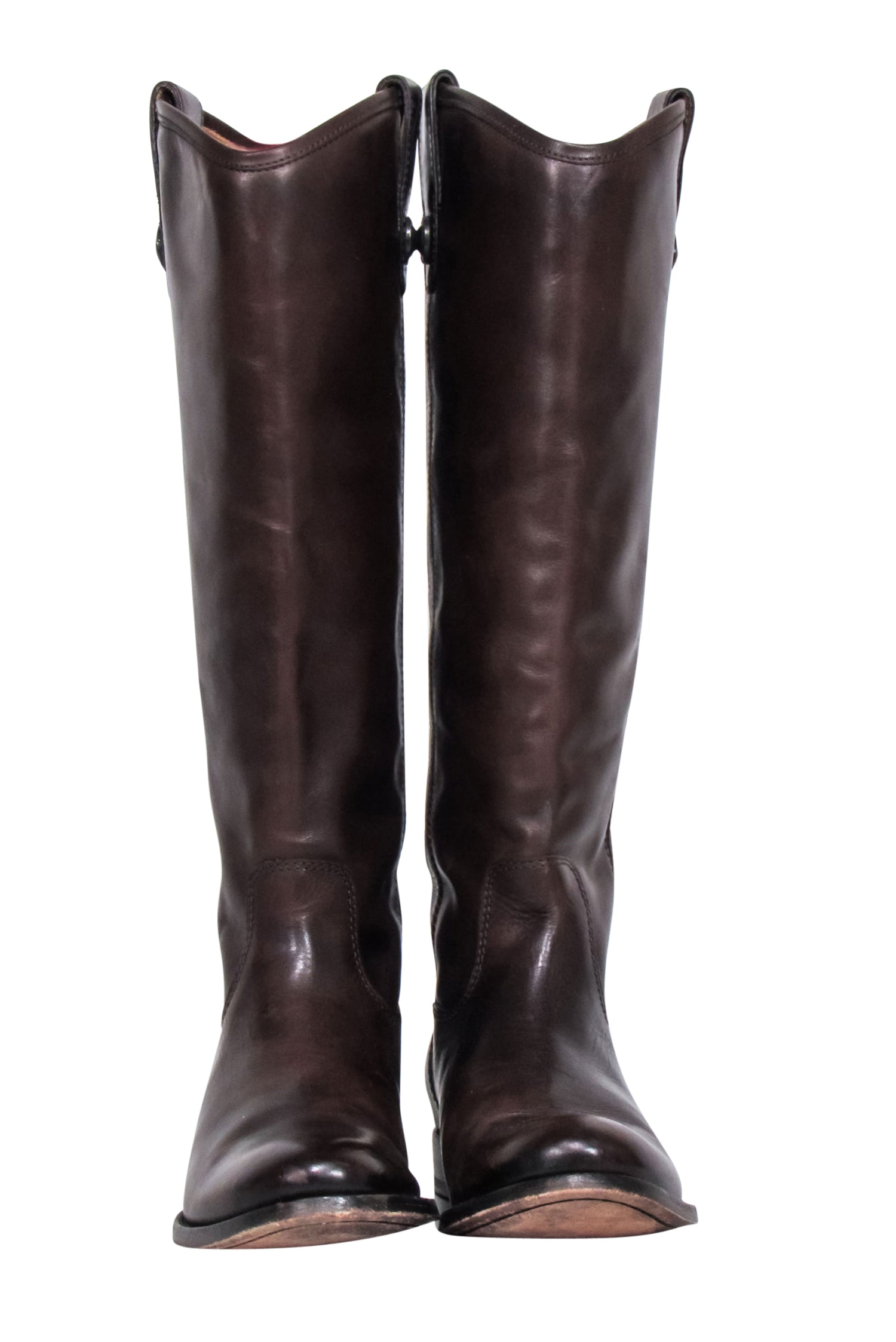 Frye Dark Brown Melissa Button Tall Boots - Size 5.5: Fall Fashion Essential!