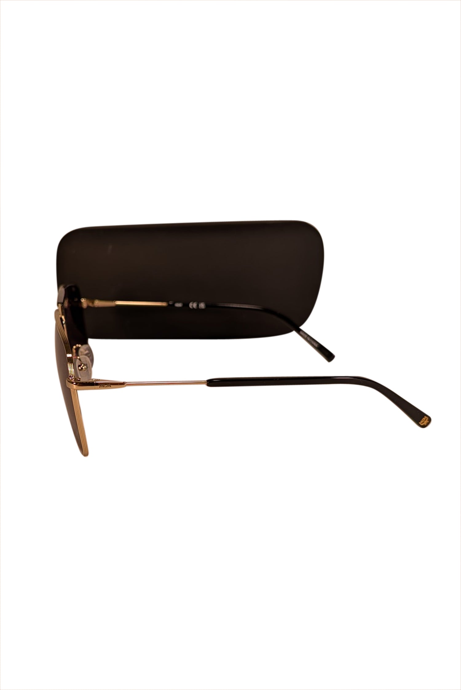 MCM Gold Oversized Aviator Sunglasses: A Fashion Statement!
