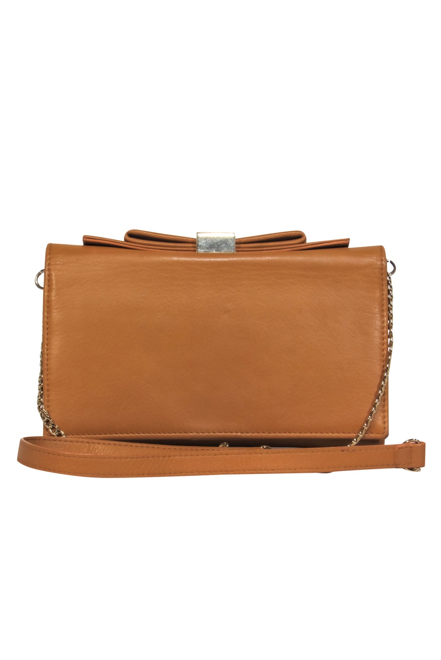 See by Chloe's Stunning Brown Leather Convertible Crossbody Wallet