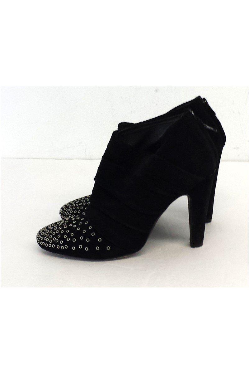 See by Chloe - Stunning Black Suede Embellished Booties in Size 9 - Grab Yours Now!