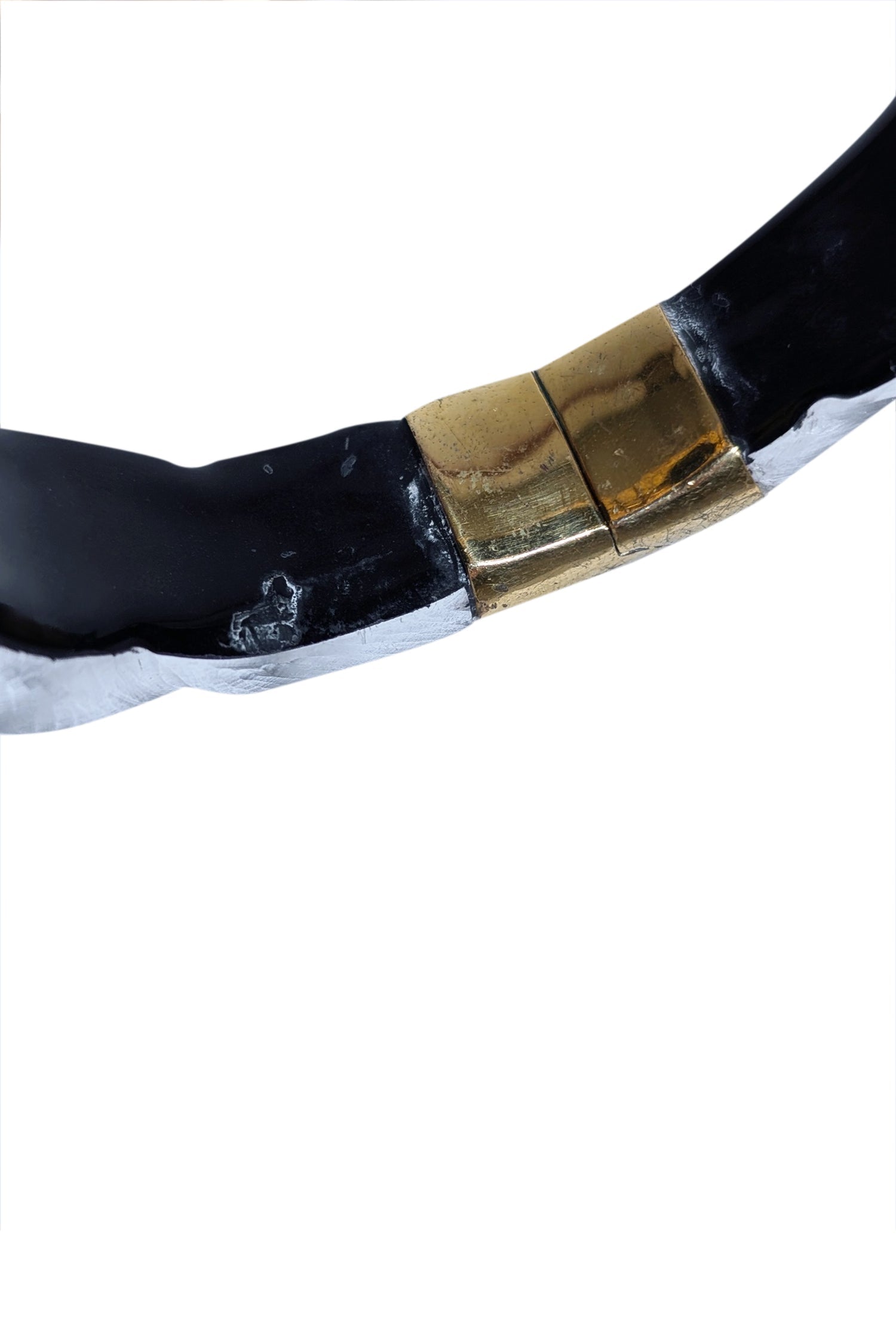 Alexis Bittar - Stunning Lucite Bracelet with Gold & Multi - Color Rhinestones