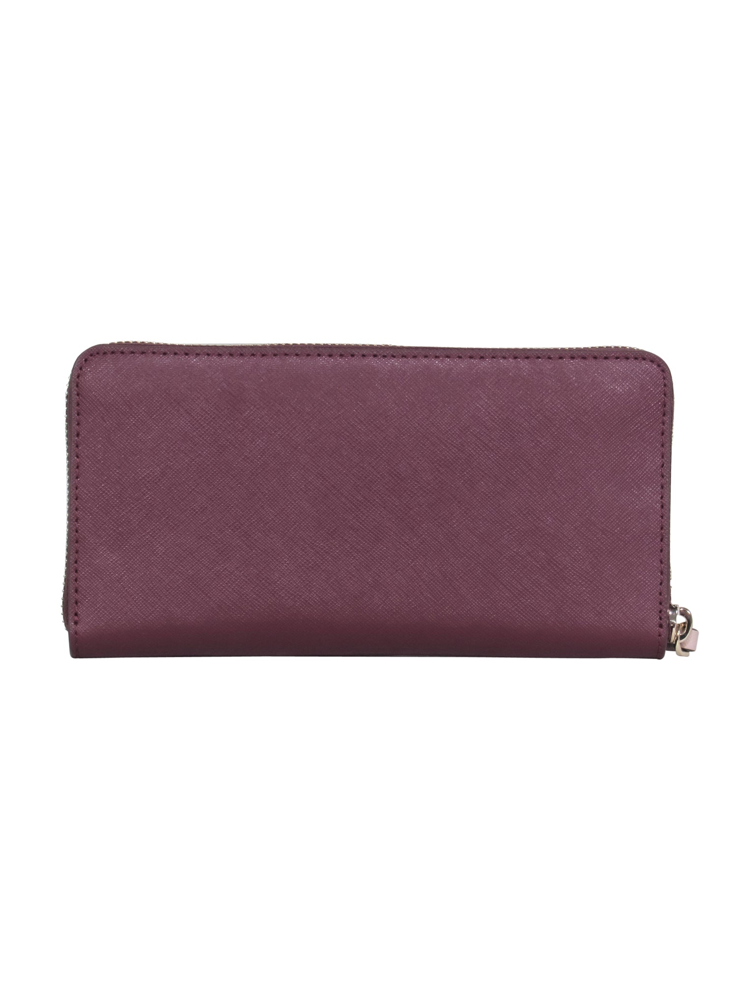 Kate Spade's Stunning Maroon & Pink Large Continental Wallet