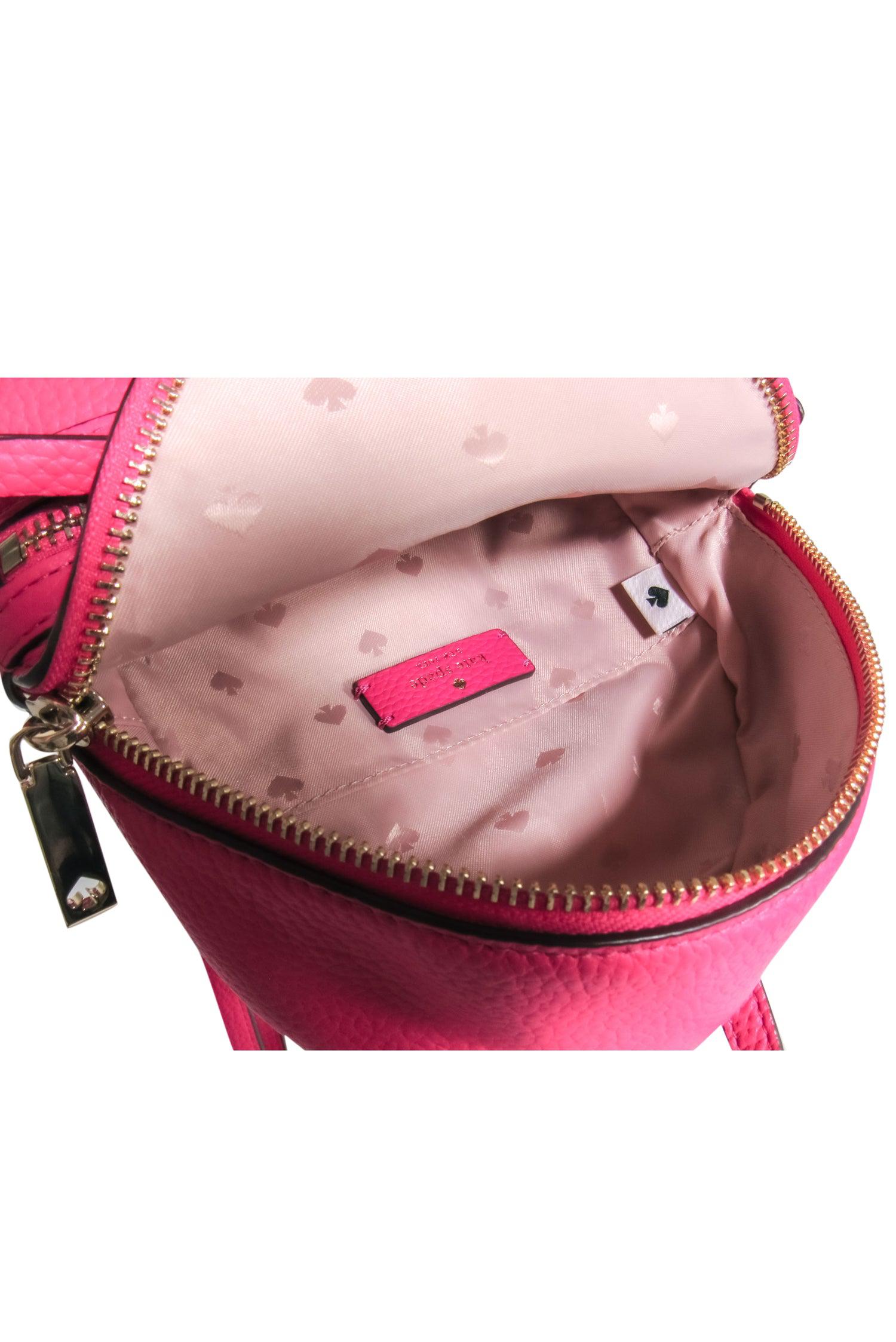 Kate Spade Fuchsia Textured Leather Mini Backpack - A Fashion Must-Have