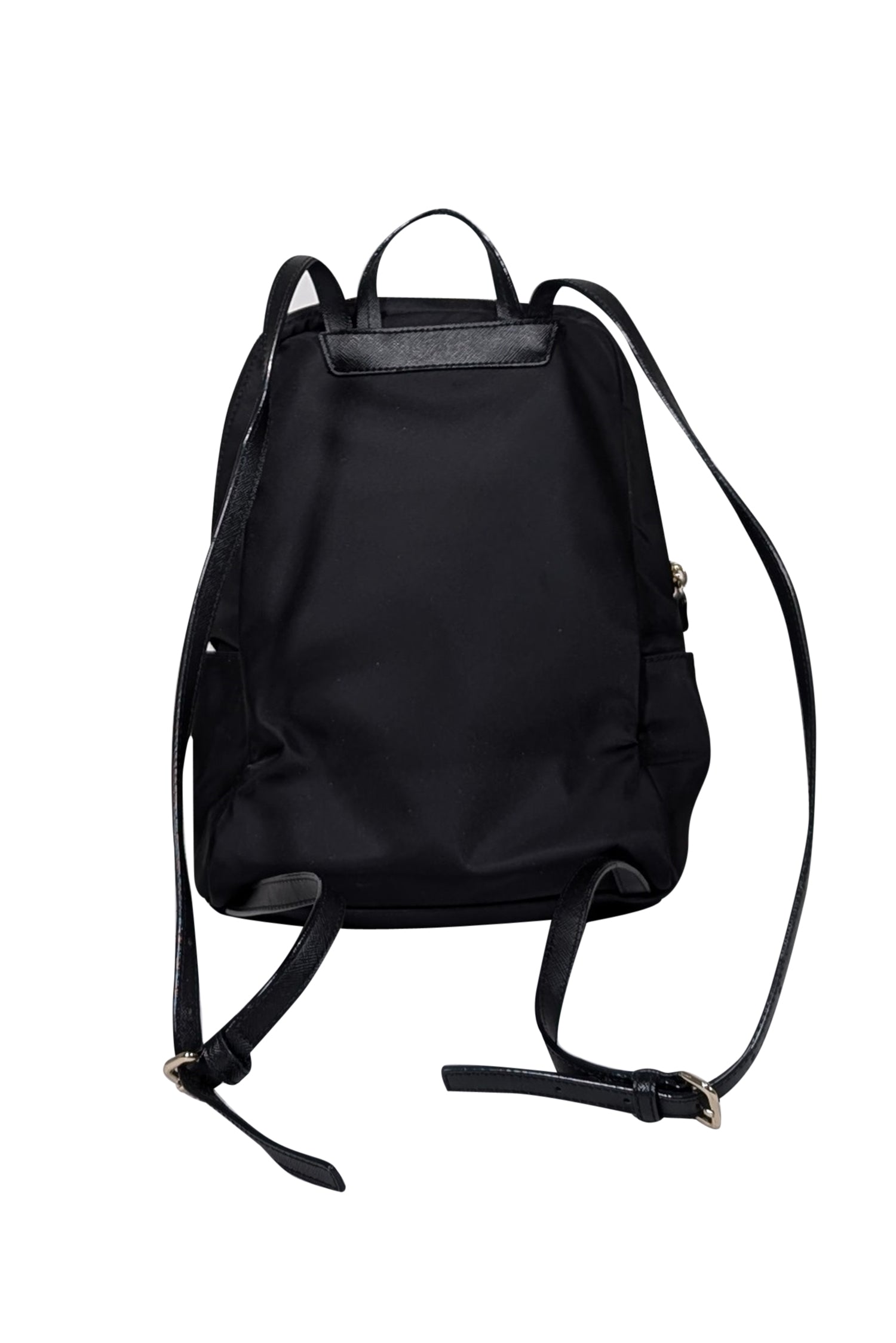 Kate Spade Stylish Black Nylon Zipper Top Backpack - Your Adventure Companion