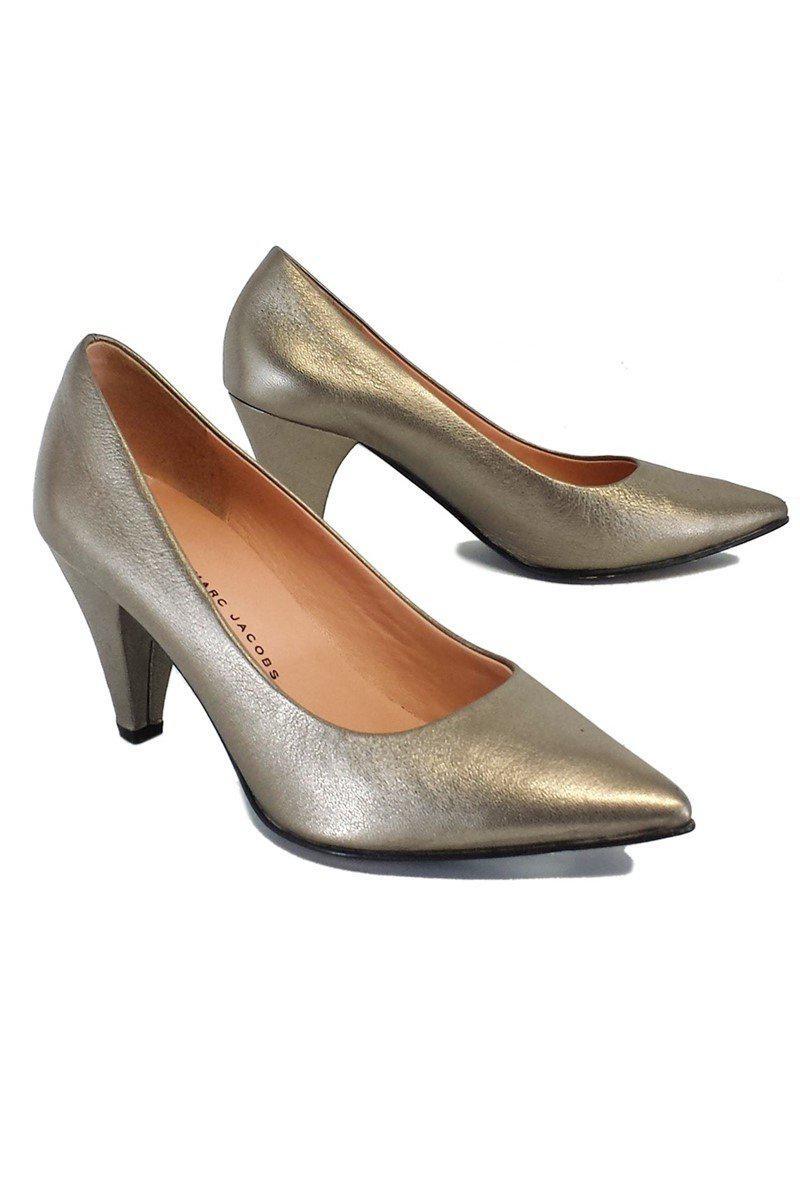 Marc by Marc Jacobs - Stunning Metallic Leather Pumps in Size 7 - Grab Yours Now!