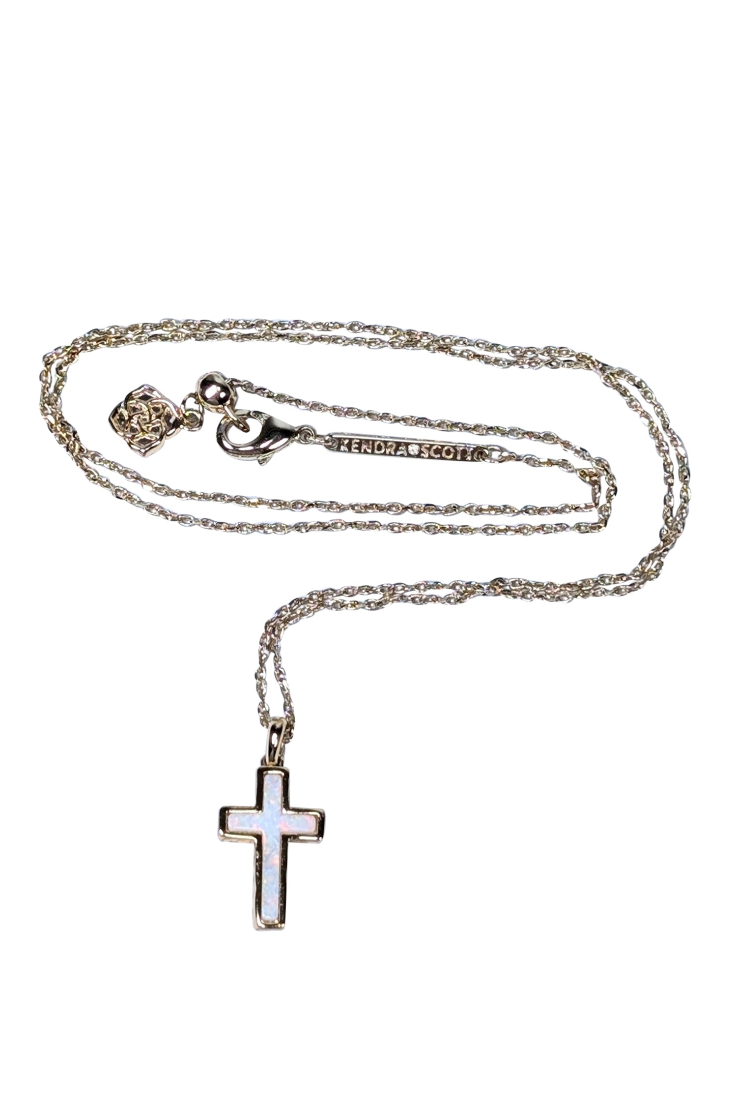 Kendra Scott's Stunning Gold-Chain Opal Cross Necklace