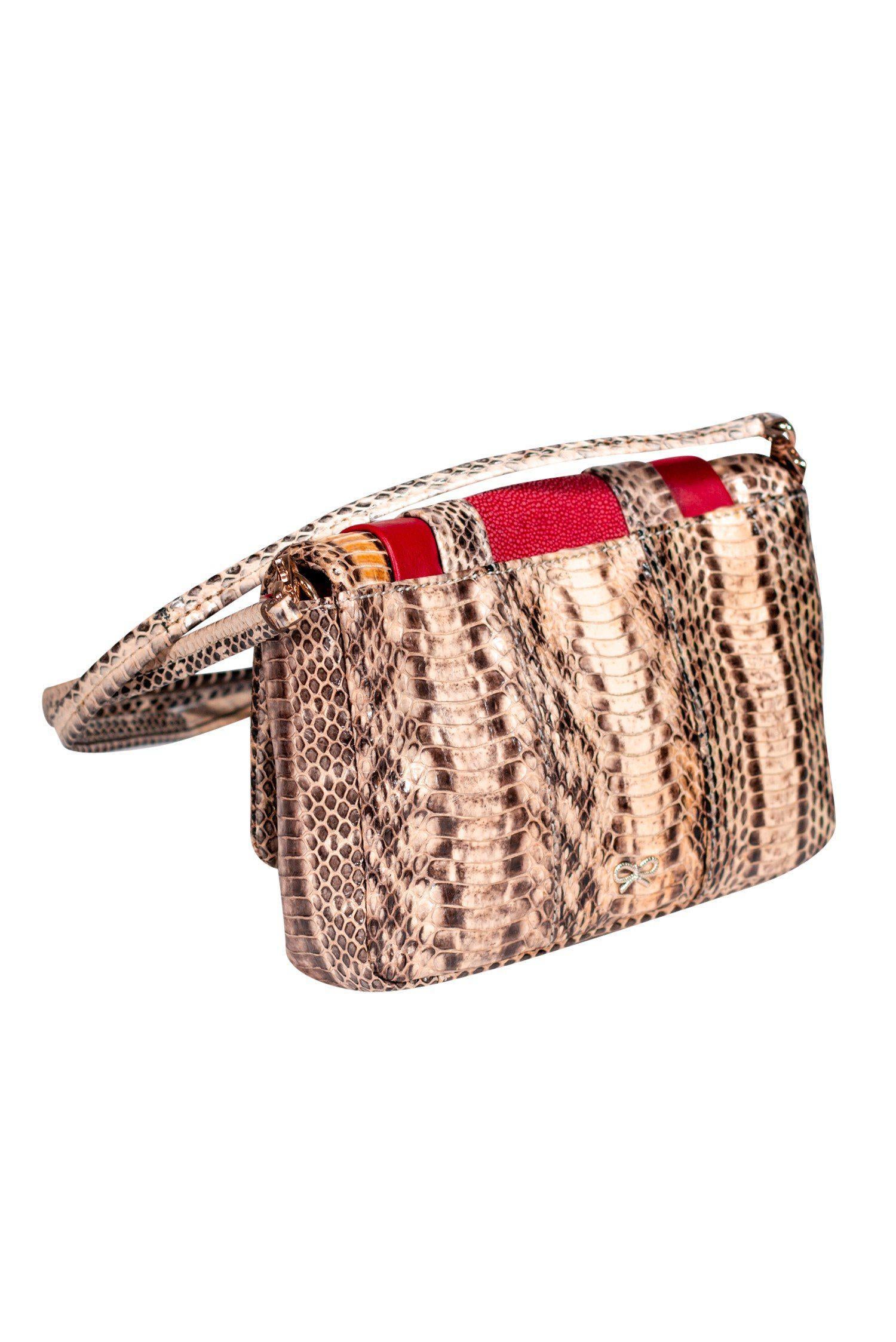 Anya Hindmarch - Exquisite Genuine Snakeskin Crossbody Bag