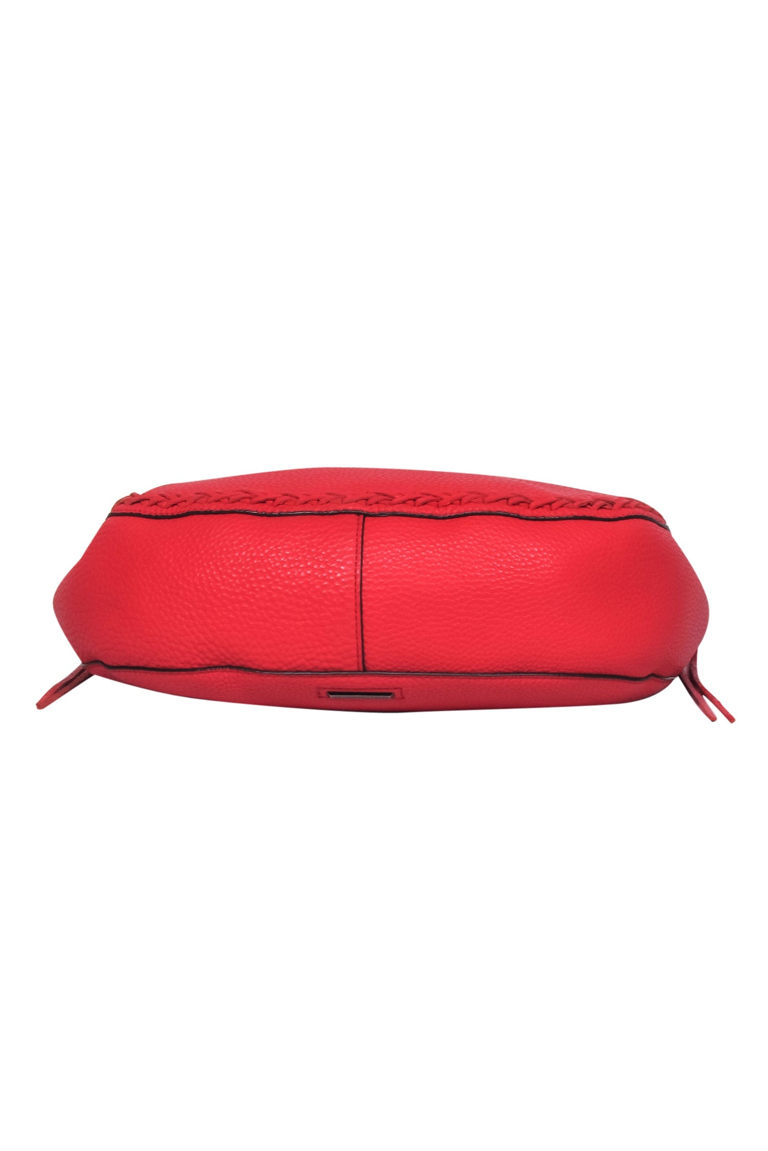 Rebecca Minkoff's Stunning Red Pebbled Leather Large Shoulder Bag - Make a Statement!