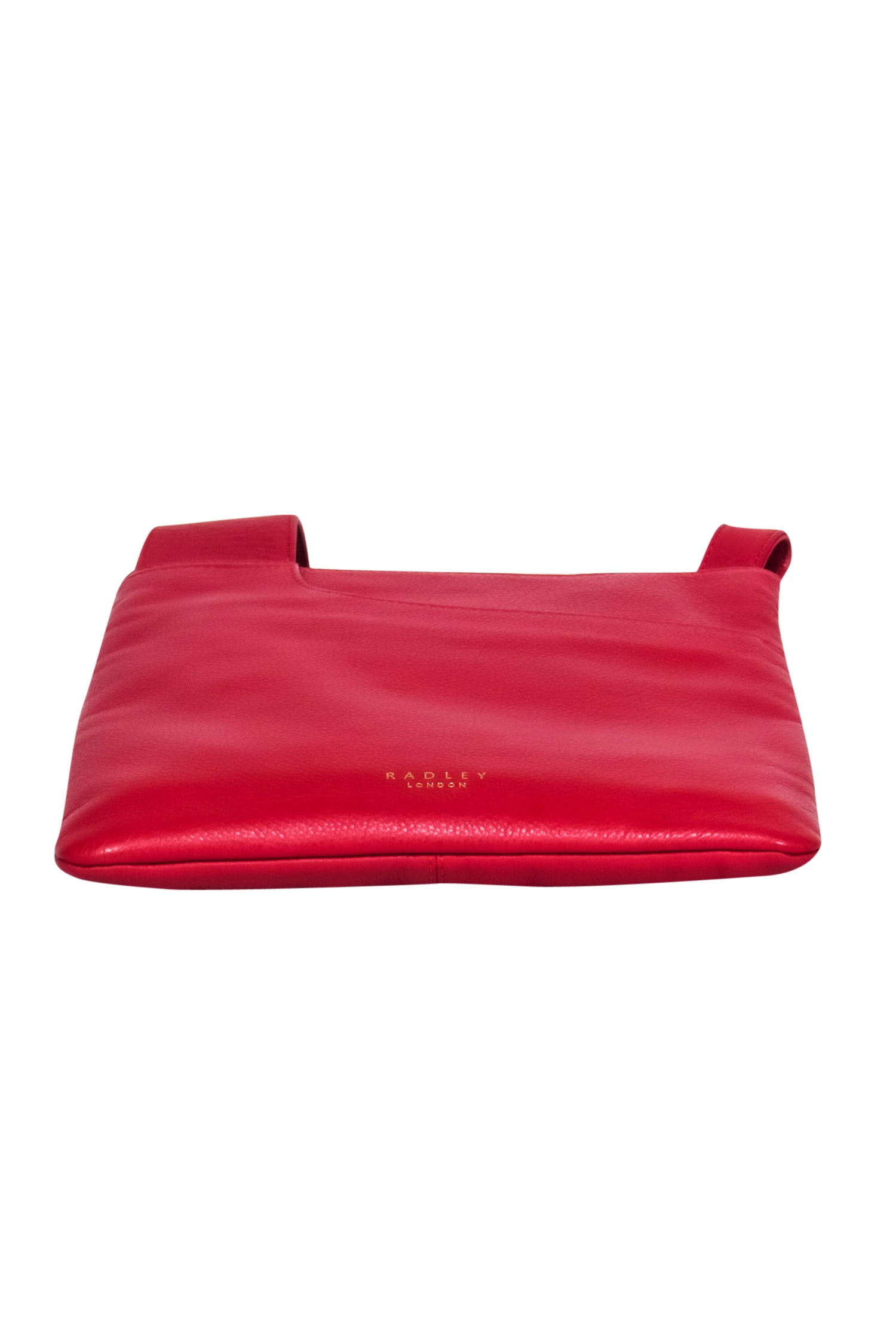 Radley London - Stunning Red Leather Shoulder Bag with Adorable Dog Logo Charm