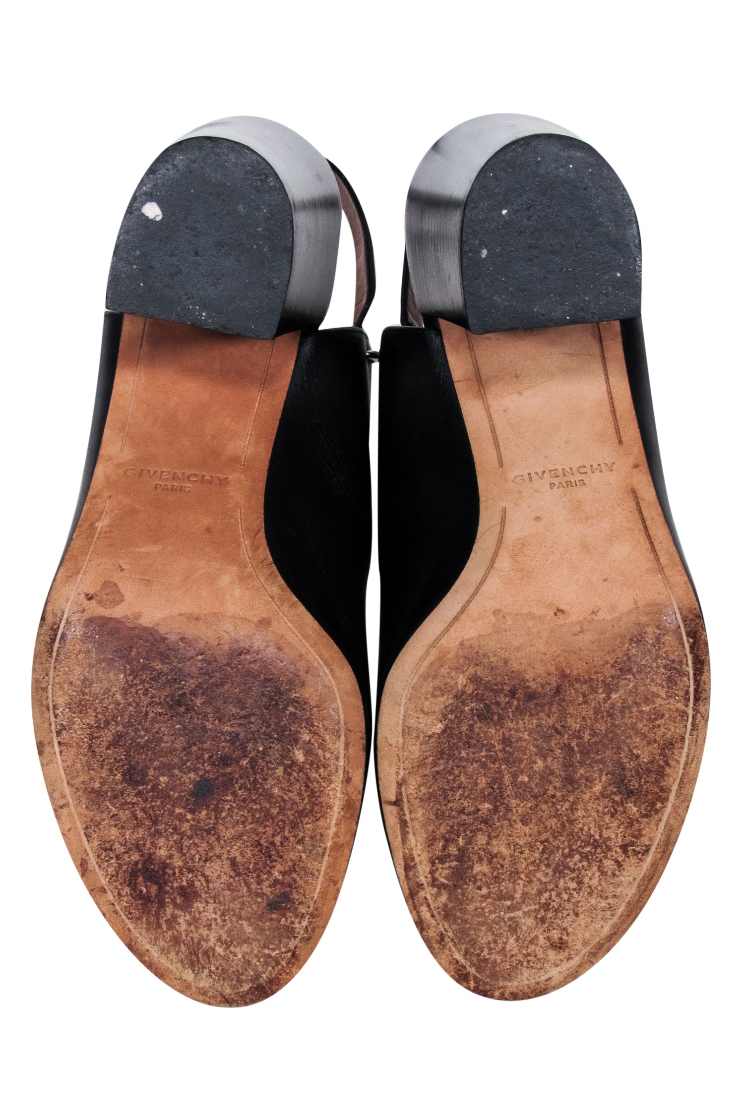 Givenchy Black Leather Open-Toe Block Heels - Size 8.5: Fall Fashion Must-Have!