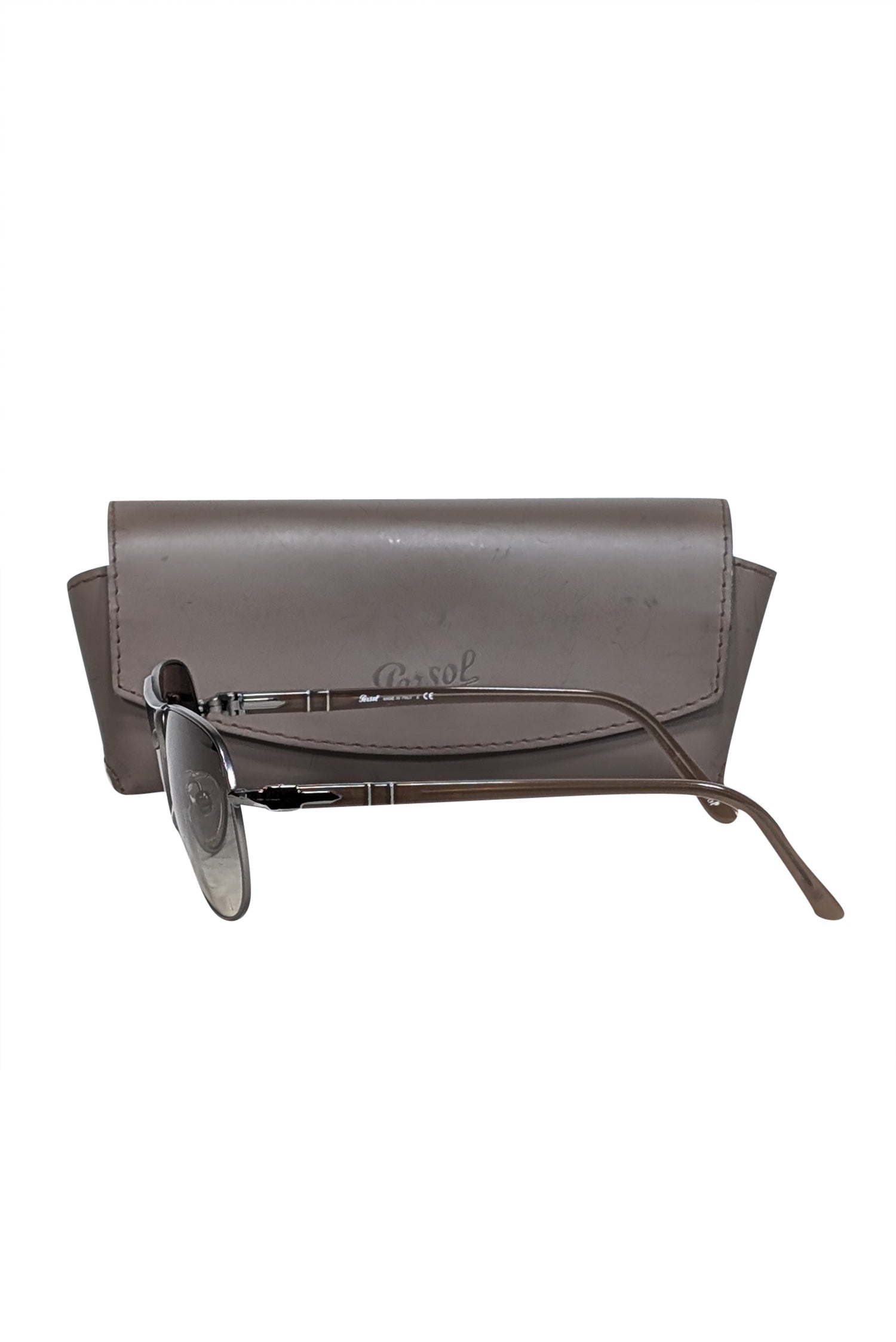 Persol Grey Gunmetal Aviator Sunglasses: Style Meets Protection