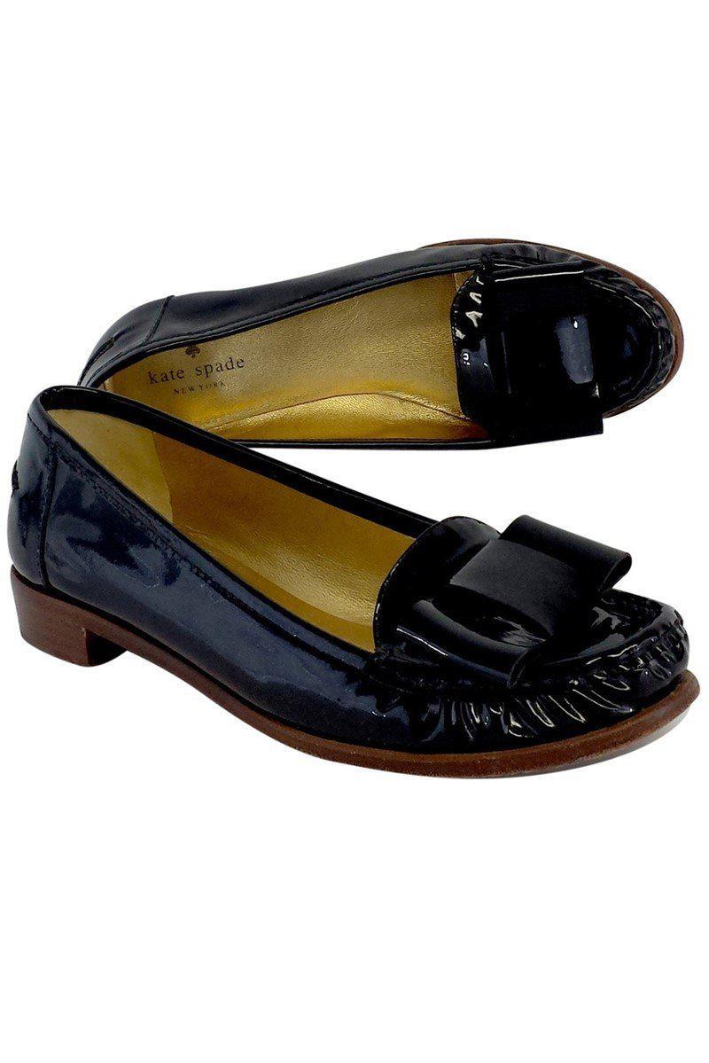 Gorgeous Kate Spade Black Patent Leather Loafers in Size 6 - Grab Yours Now!