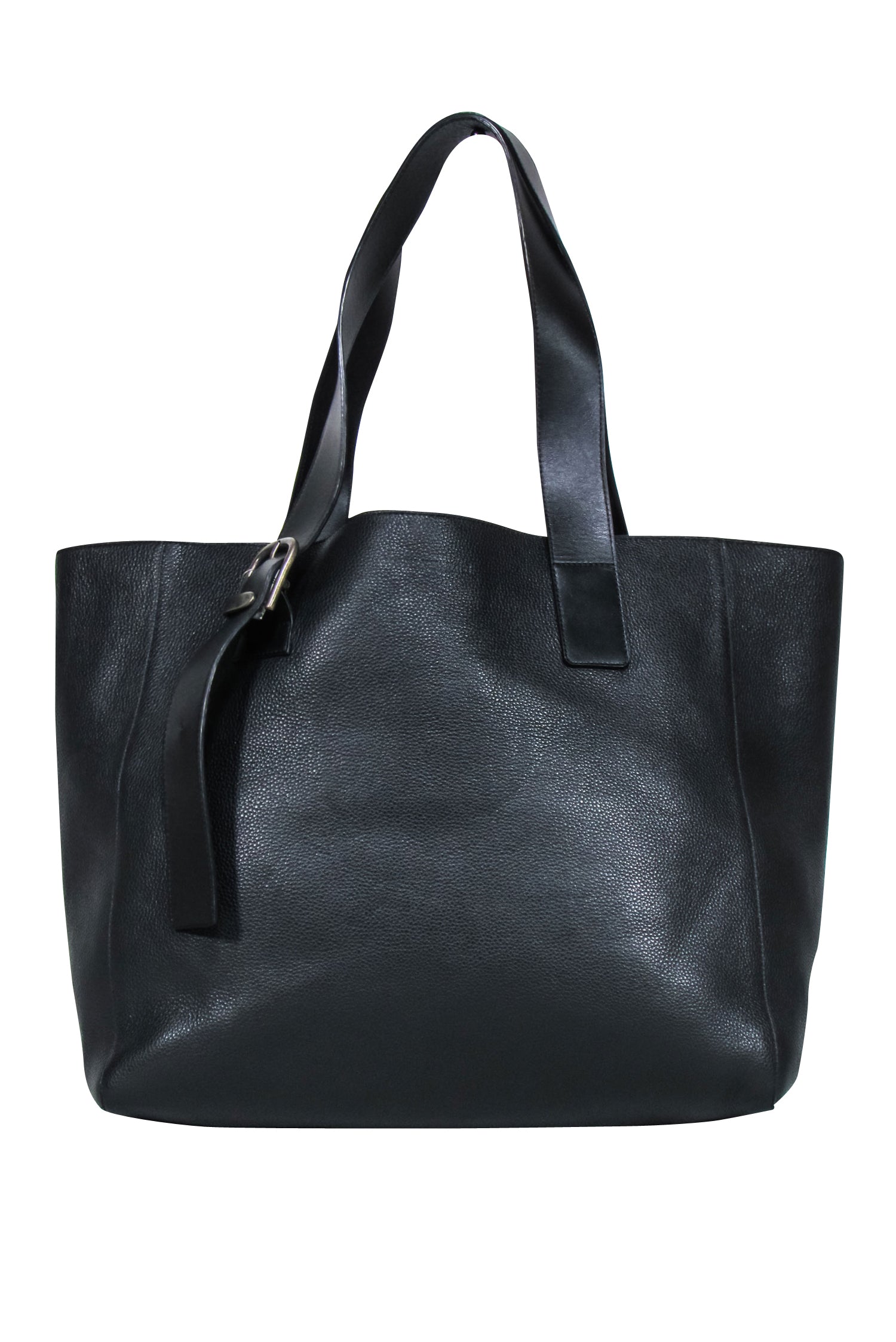 Ann Demeulemeester - Stunning Black Leather Large Tote for Work
