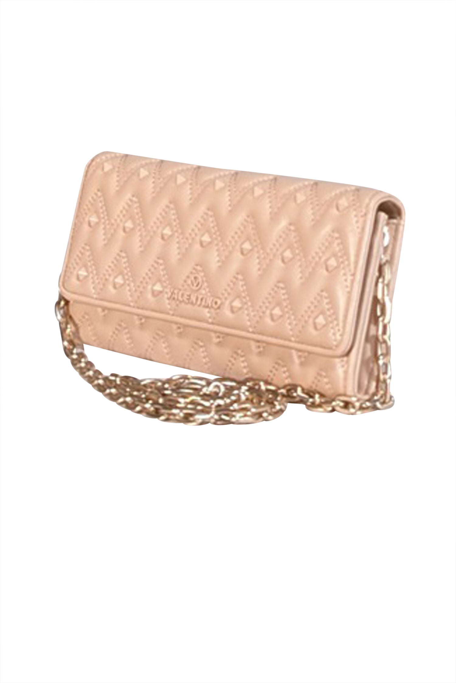 Valentino by Mario Valentino - Stunning Pink Leather Studded Crossbody Bag