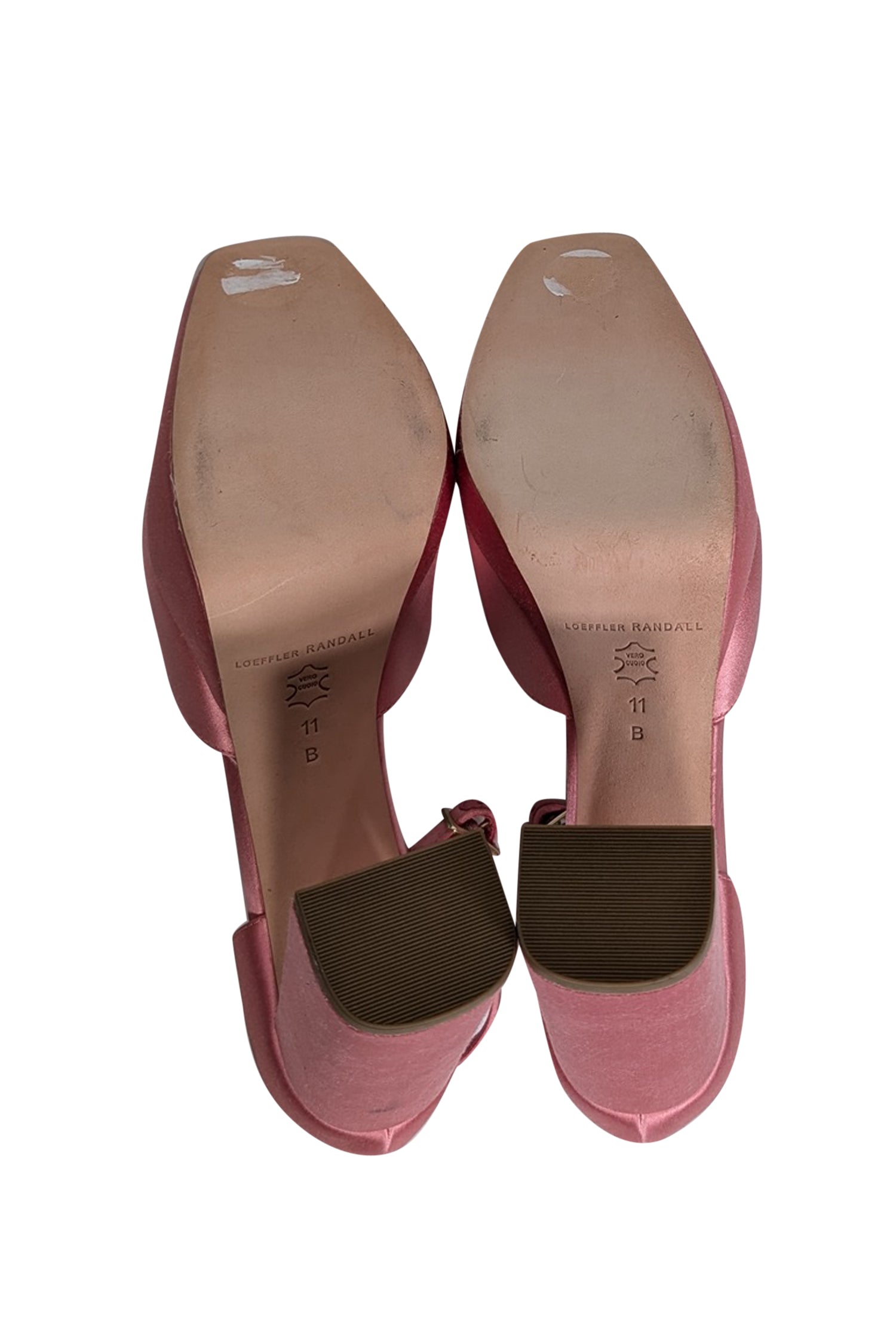 Loeffler Randall Pink Satin Selina Platform Pumps - Size 11: Be the It - Girl!