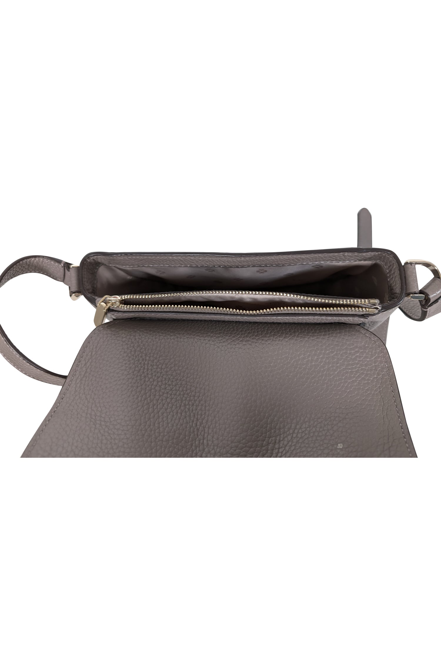 Kate Spade Grey Pebbled Leather Crossbody - A Timeless Chic Accessory