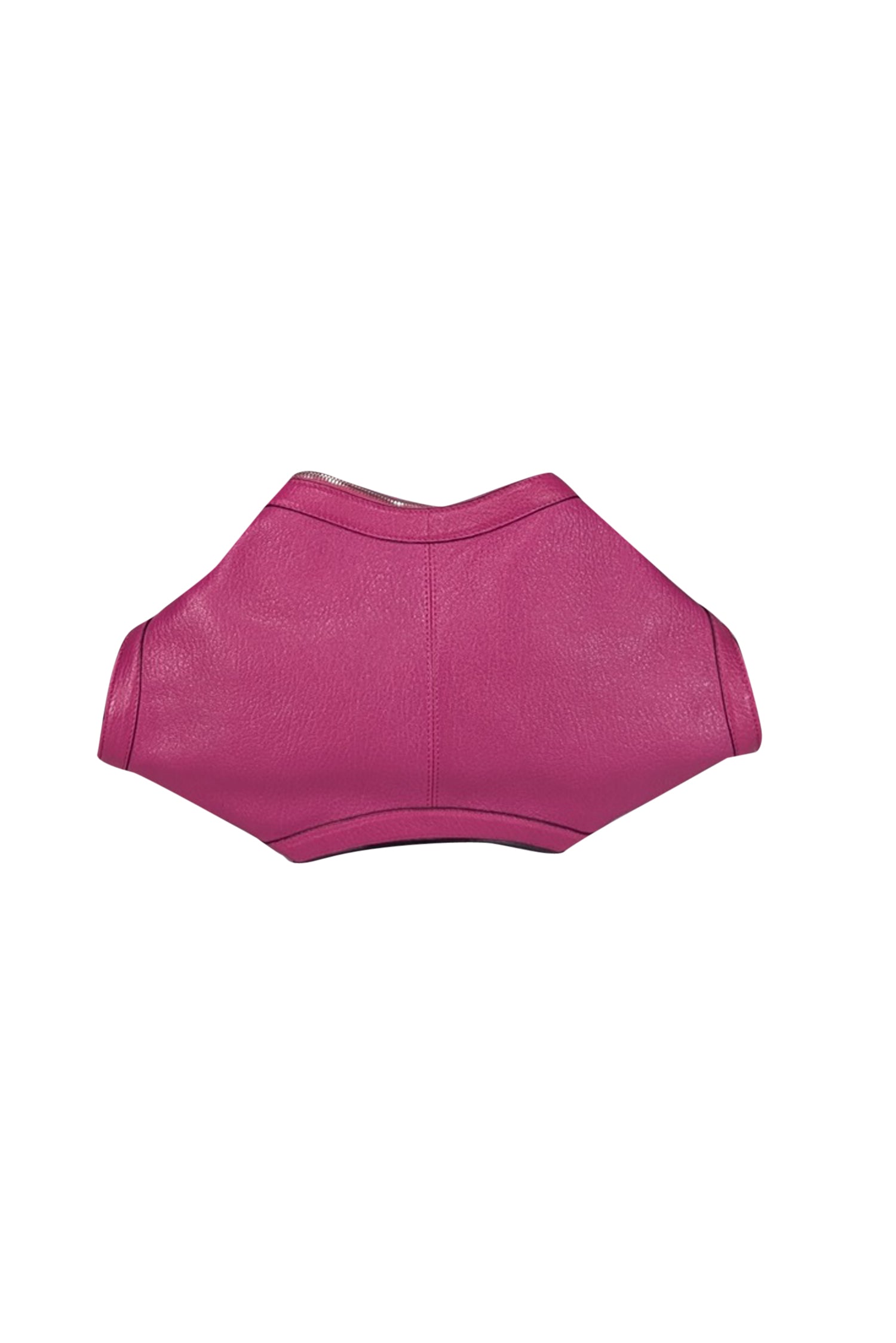 Alexander McQueen Pink Leather Manta Clutch - A Fashion Statement!