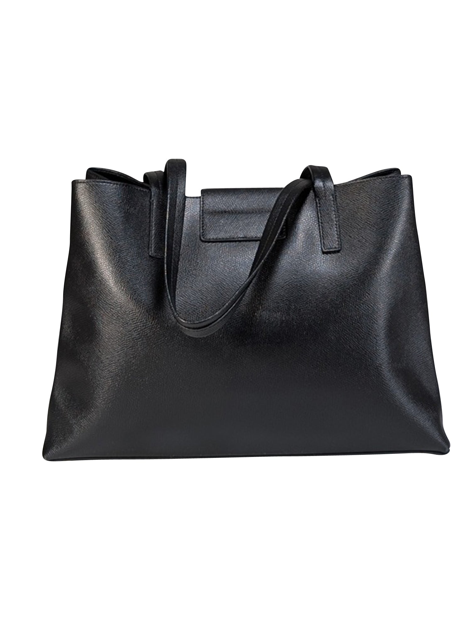 Furla - Stunning Black Saffiano Leather Tote Bag