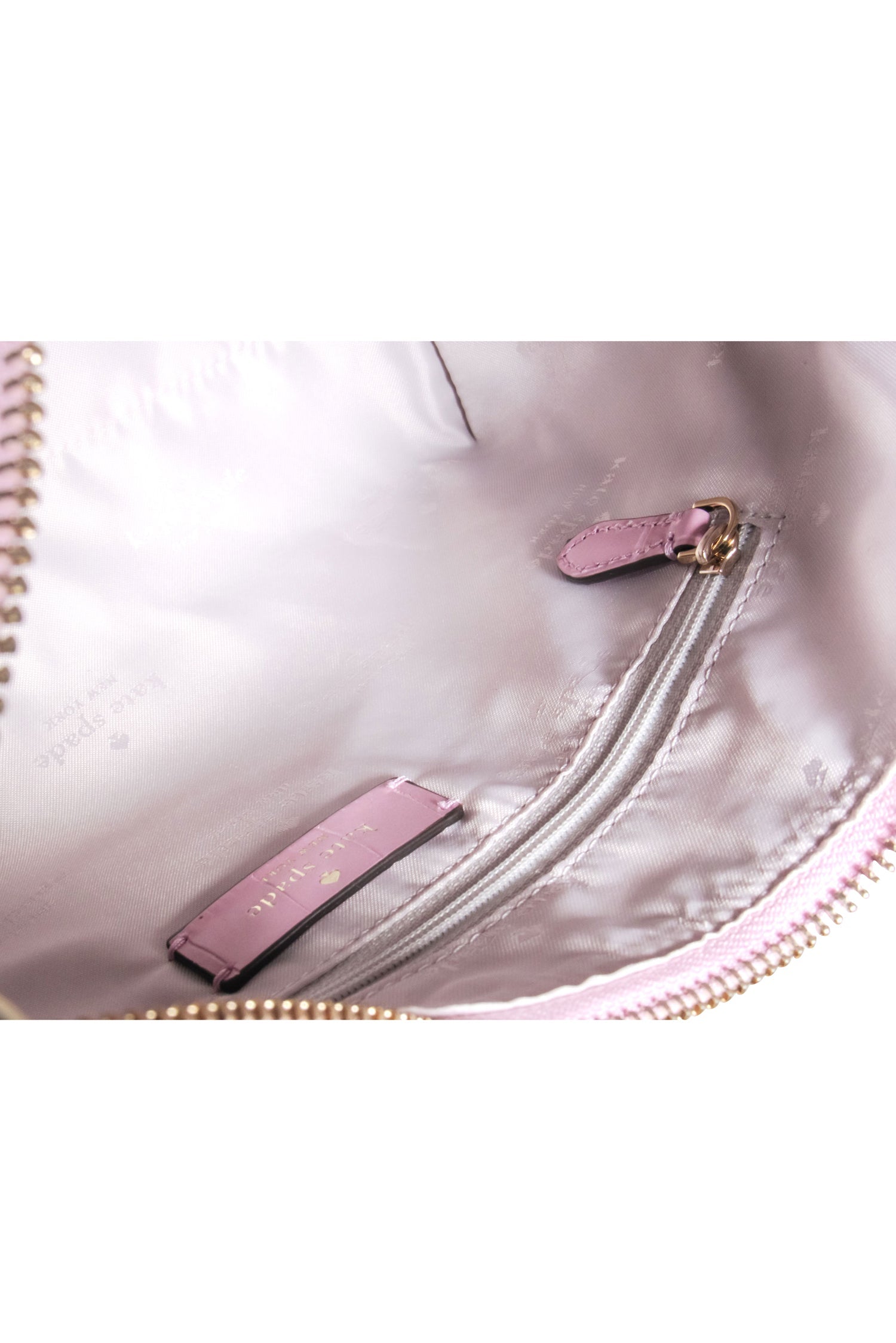 Kate Spade - Stunning Light Pink Croc Embossed Leather Crossbody Bag