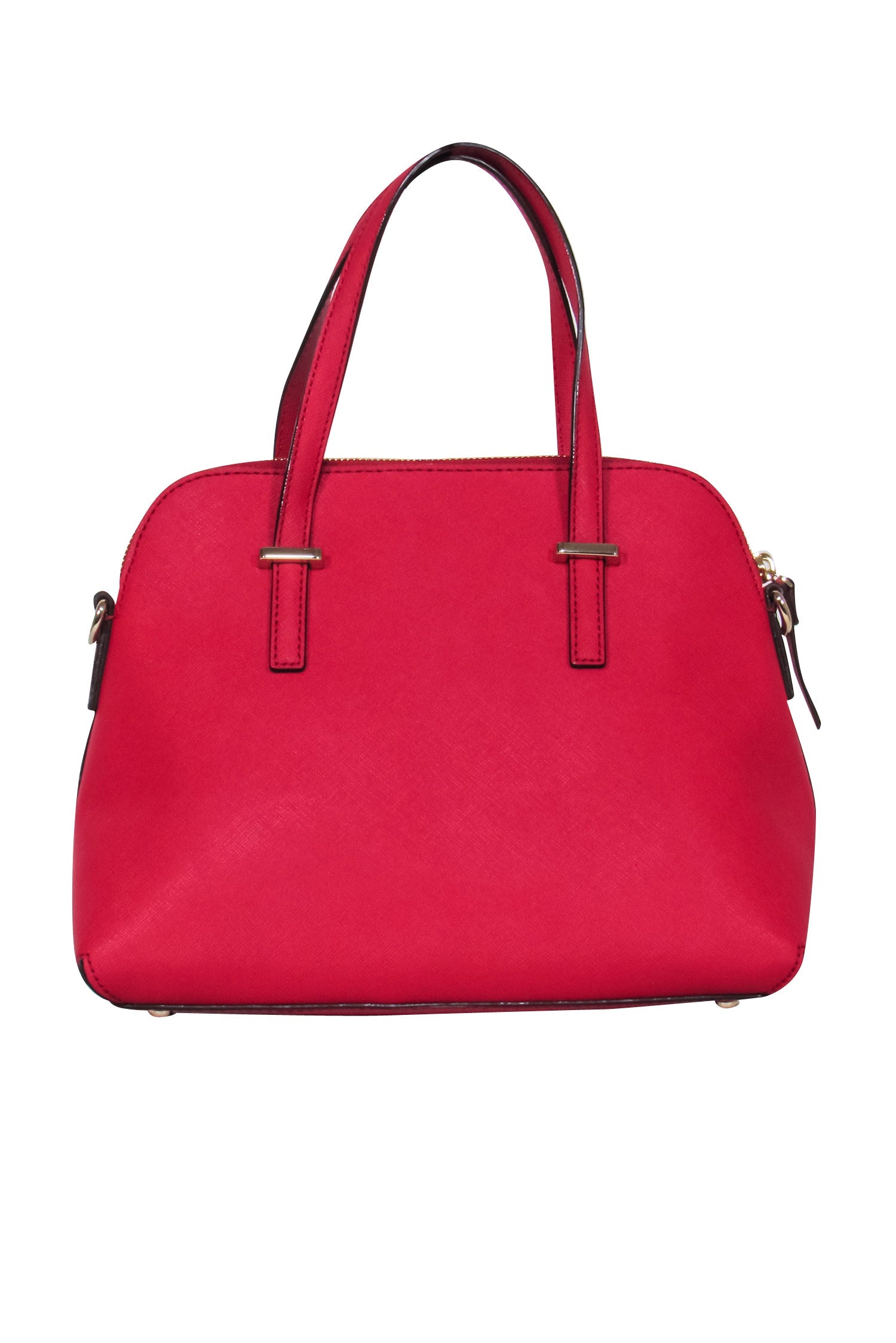Kate Spade's Stunning Red Saffiano Leather Satchel Bag