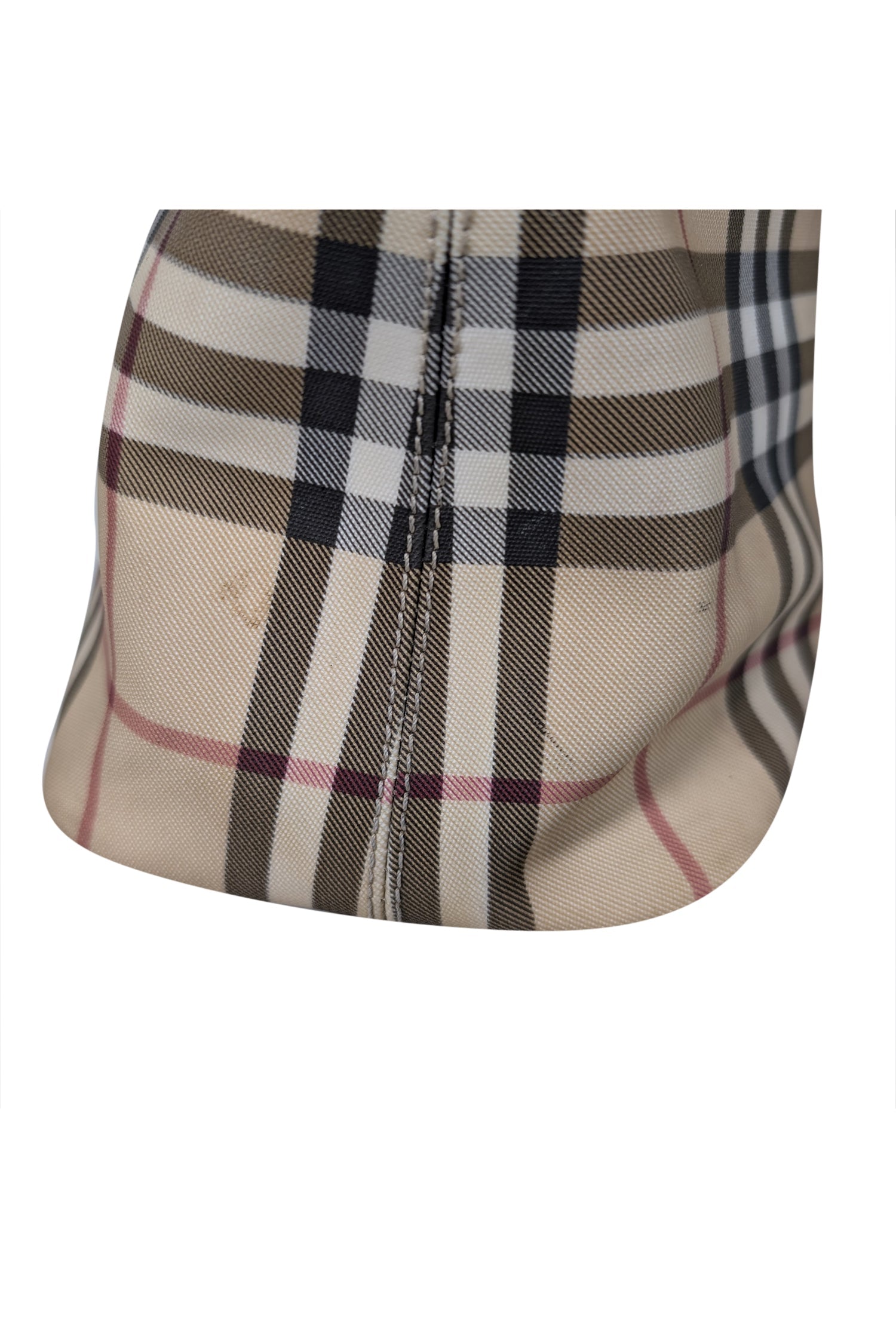 Burberry Beige Signature Plaid Canvas Tote - The Ultimate City Chic Accessory