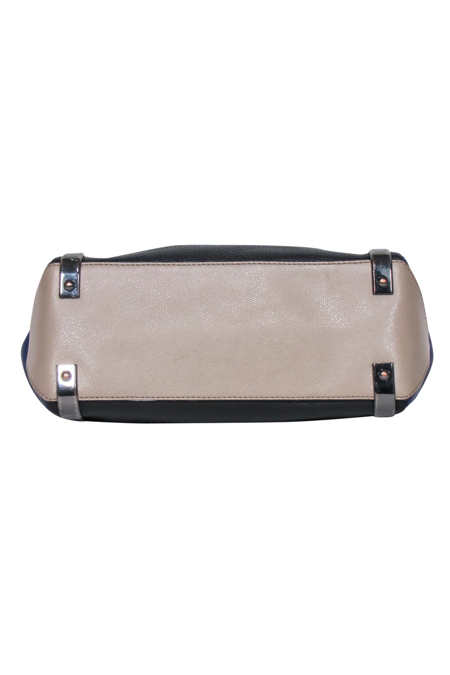 Marc by Marc Jacobs - Stunning Tan, Black & Blue Color Block Convertible Satchel