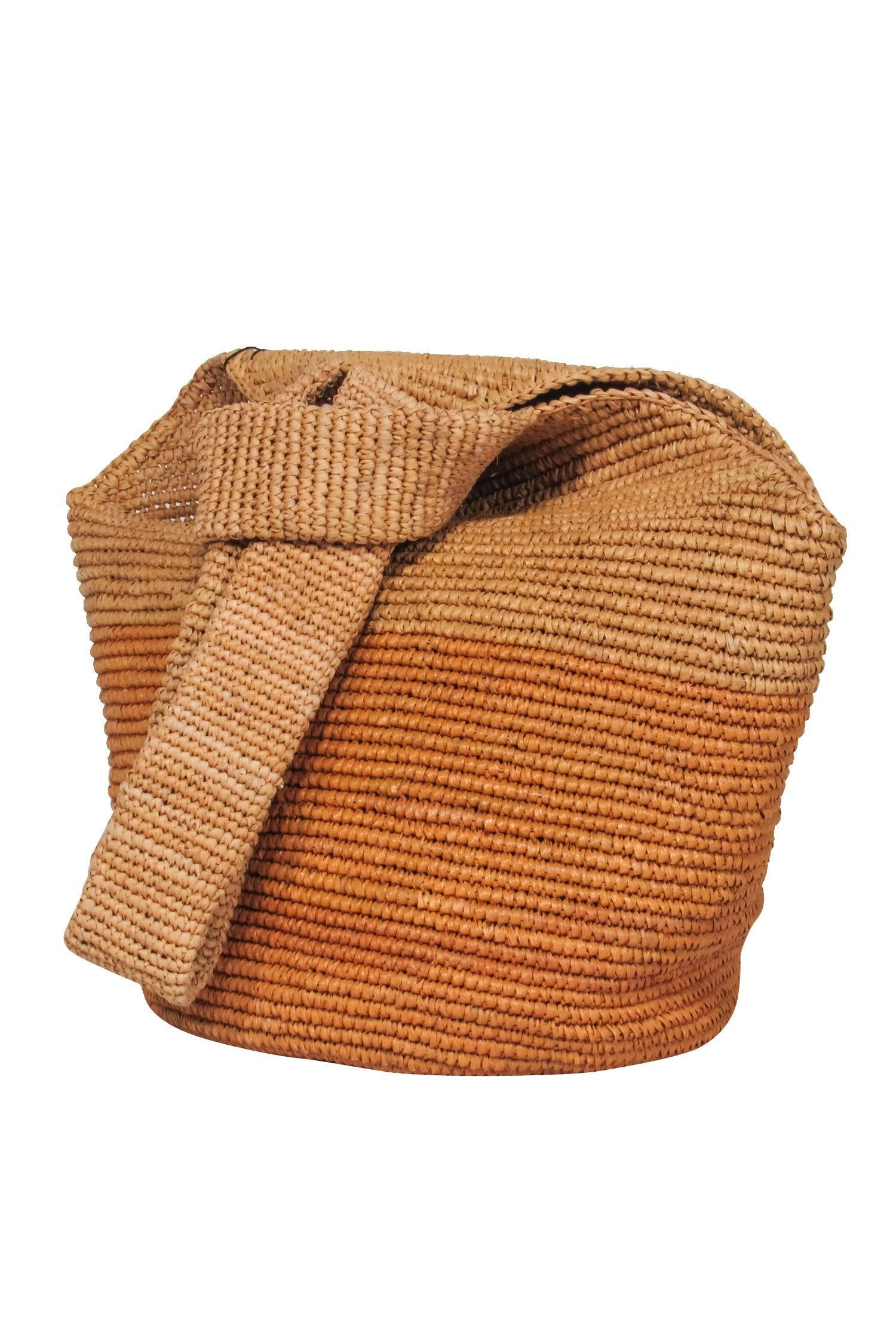 Sensi Studio Enchanting Tan Handwoven Straw Bag
