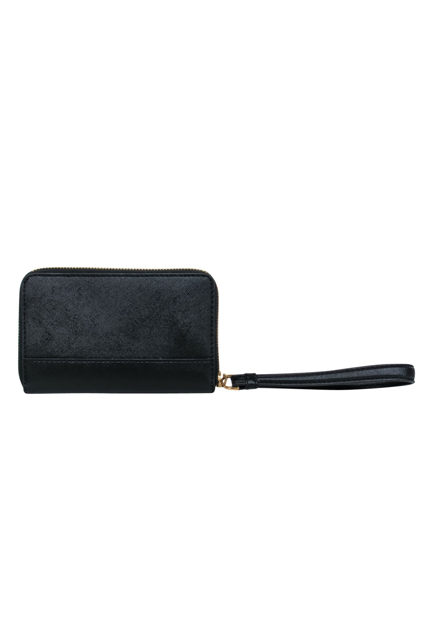 Marc Jacobs Black Textured Leather Wristlet Wallet - A Timeless Fashion Essential
