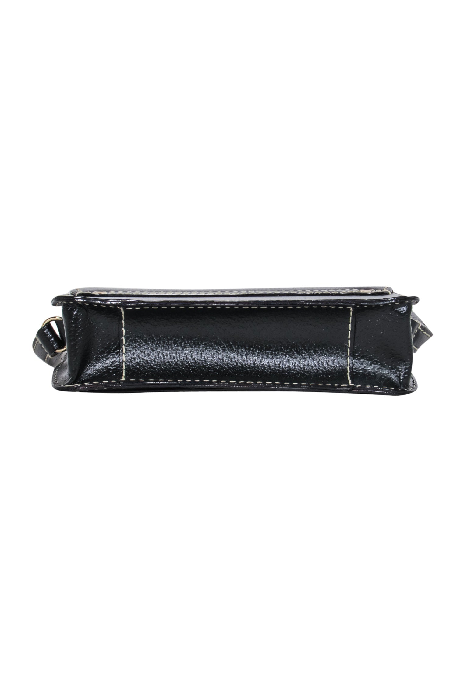 Kate Spade - Stylish Black Mini Crossbody with Cream Stitching