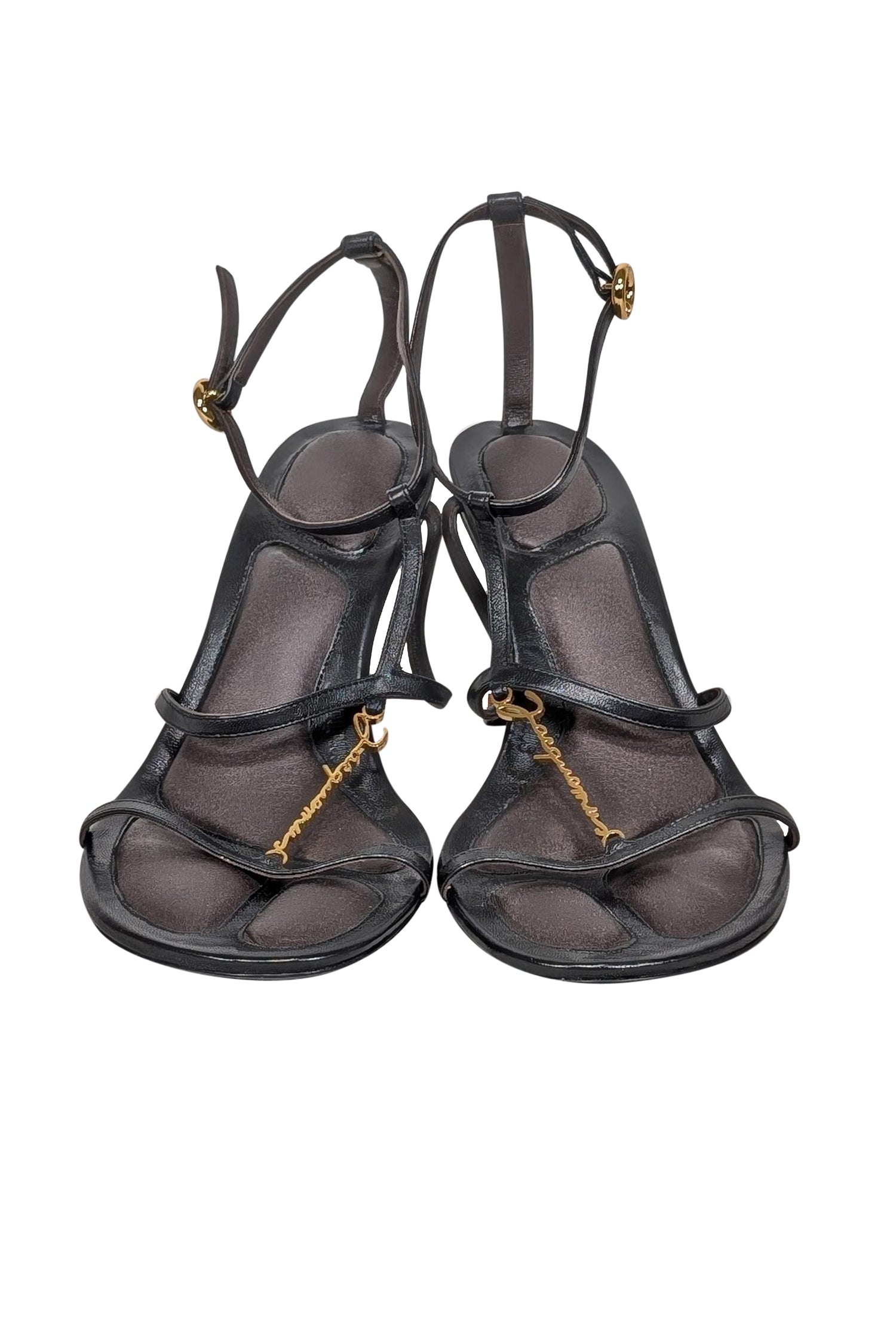 Jacquemus Black Open-Toe Strappy Pumps - Size 9: Irresistible Glam!