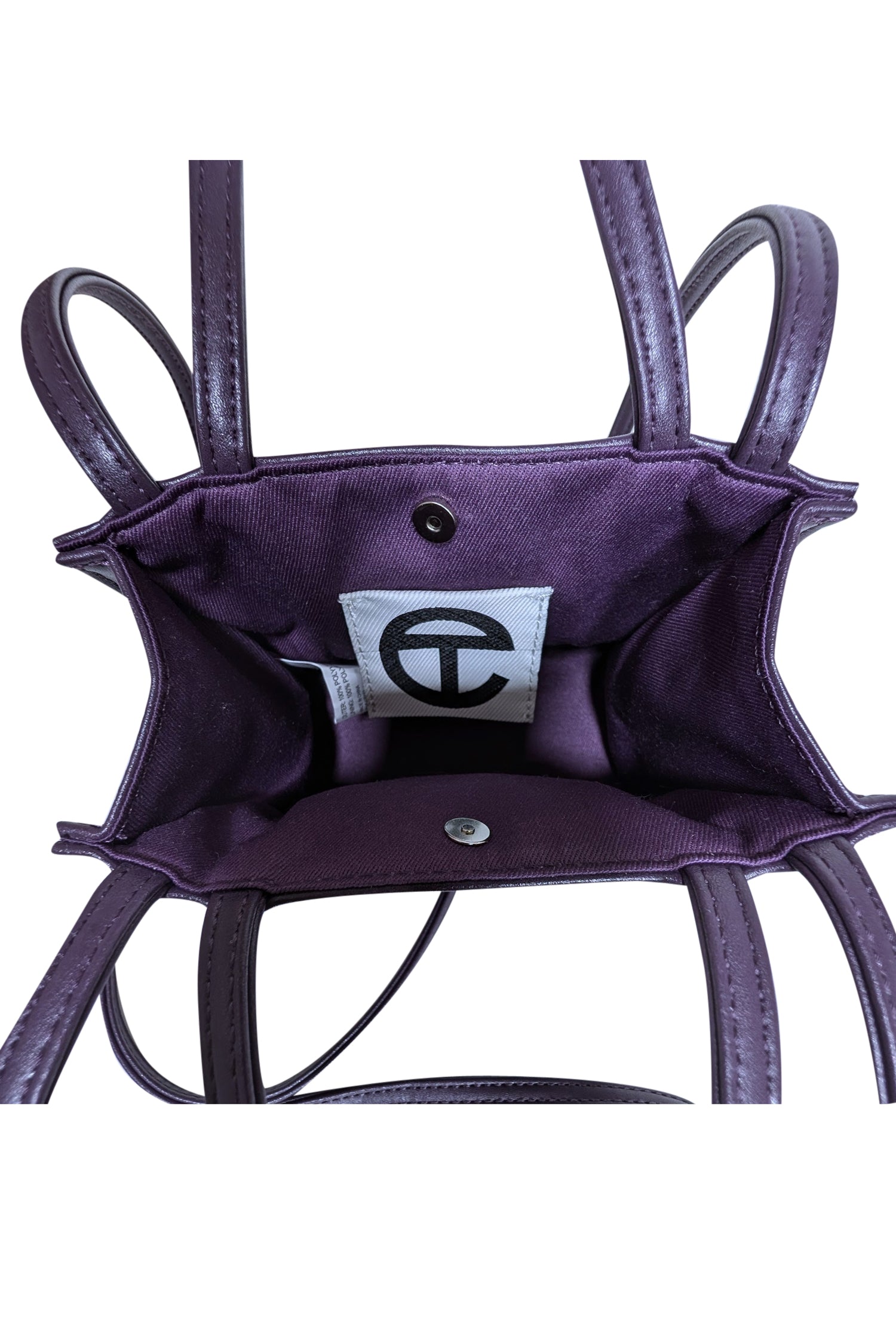 Telfar Mini Bag - Eggplant Purple Delight