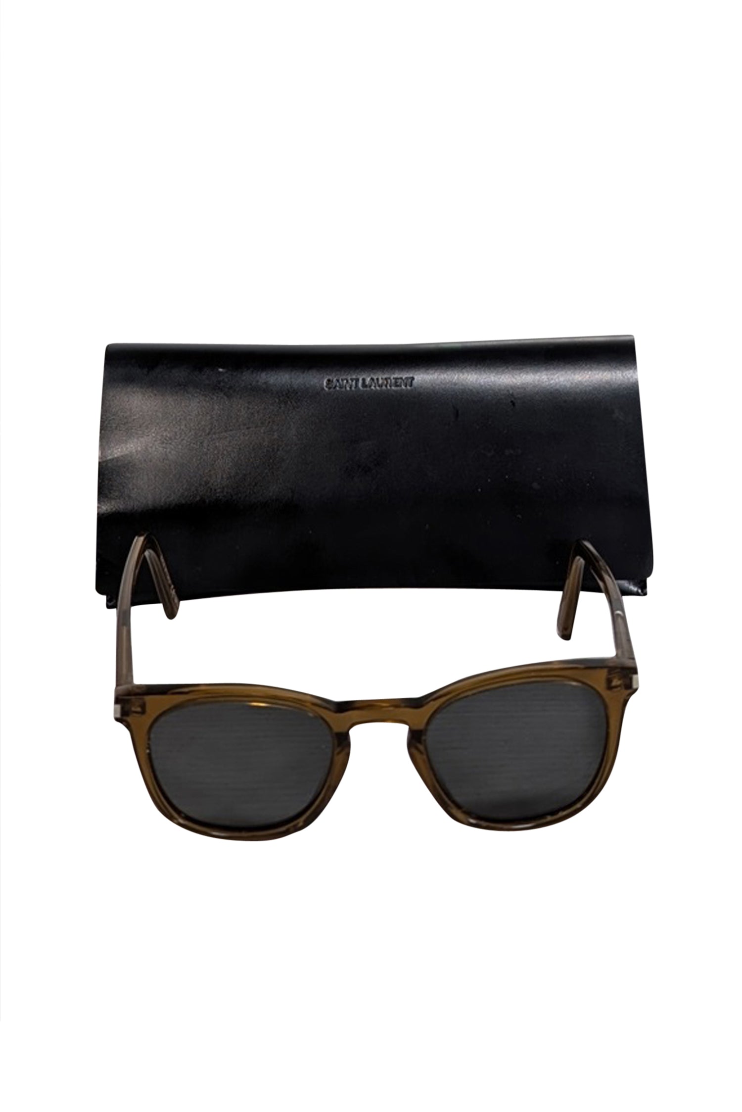 Yves Saint Laurent - Stylish Brown Translucent Sunglasses
