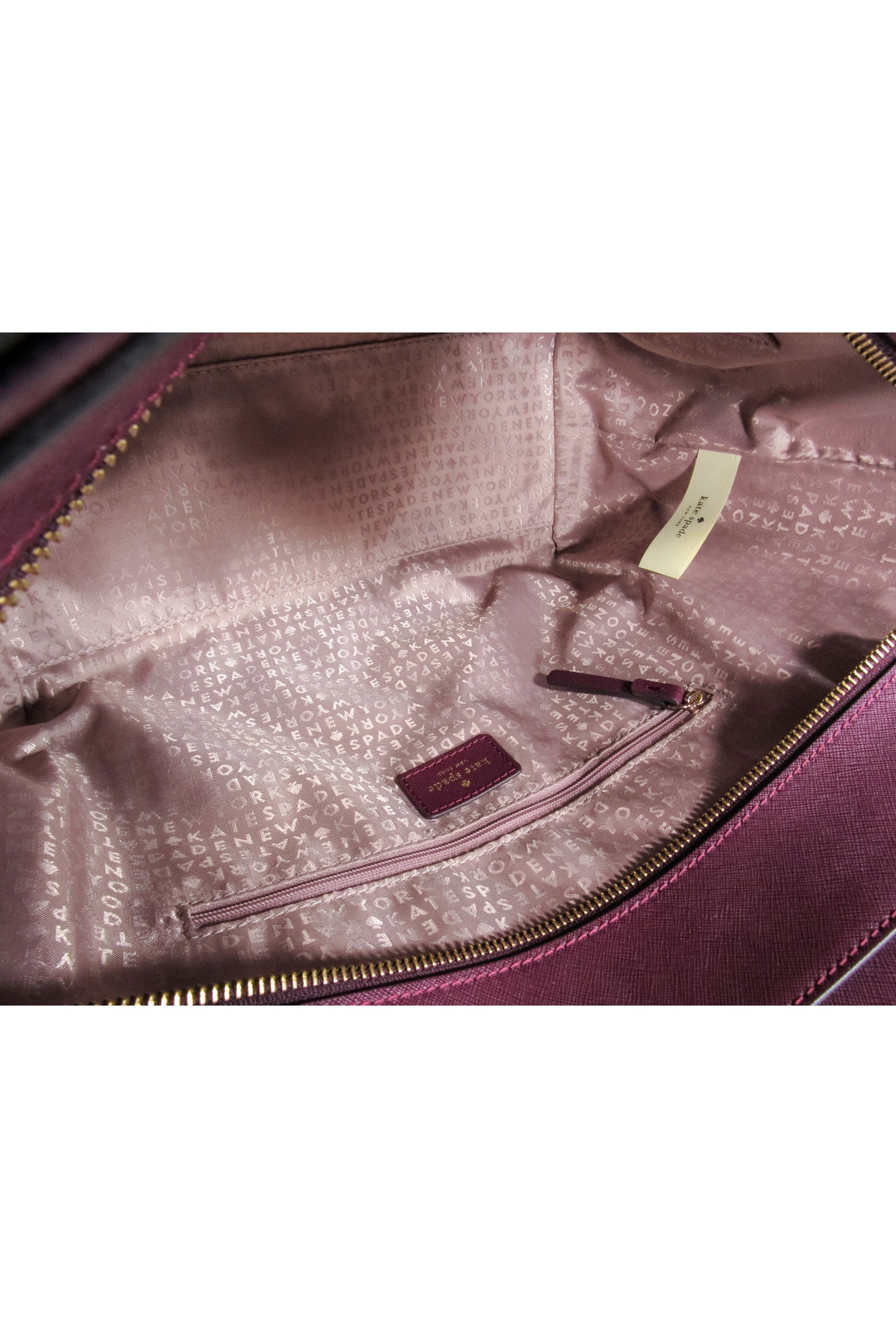 Kate Spade - Gorgeous Deep Plum Calf Hair Hadlee Tote