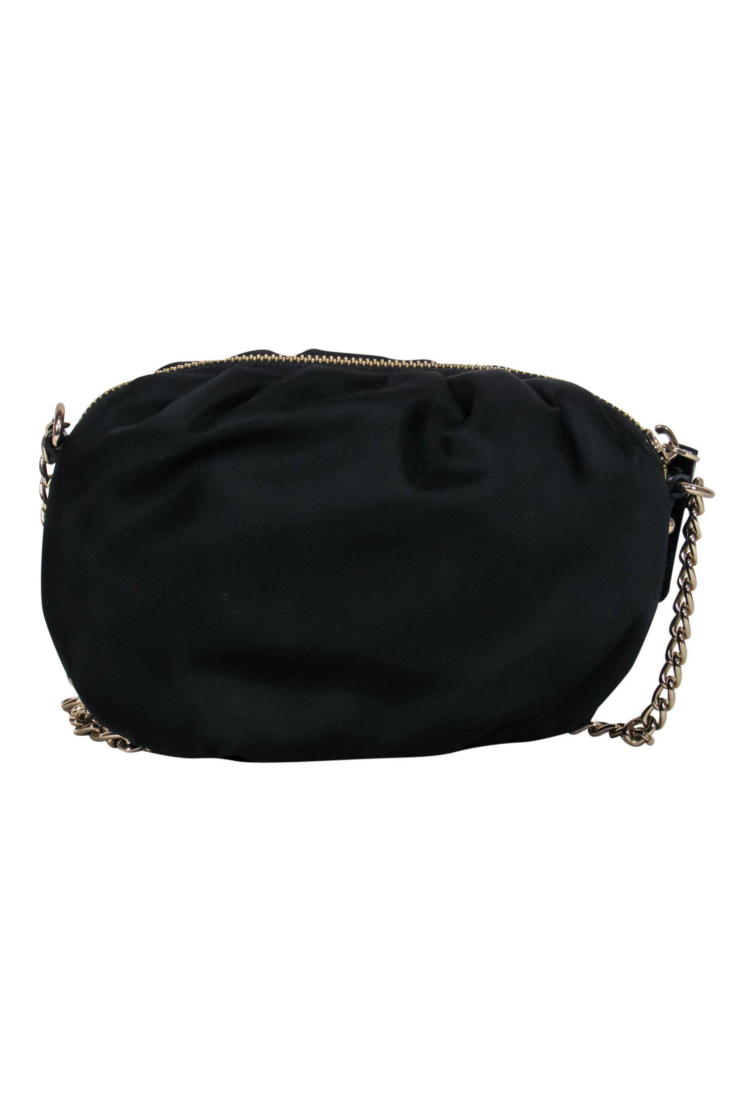 Kate Spade Black Nylon Mini Chain Strap Crossbody - The Perfect Event Companion