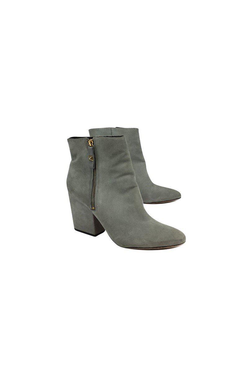 Gorgeous Kate Spade Grey Suede Booties in Size 10 - Grab Yours Now!