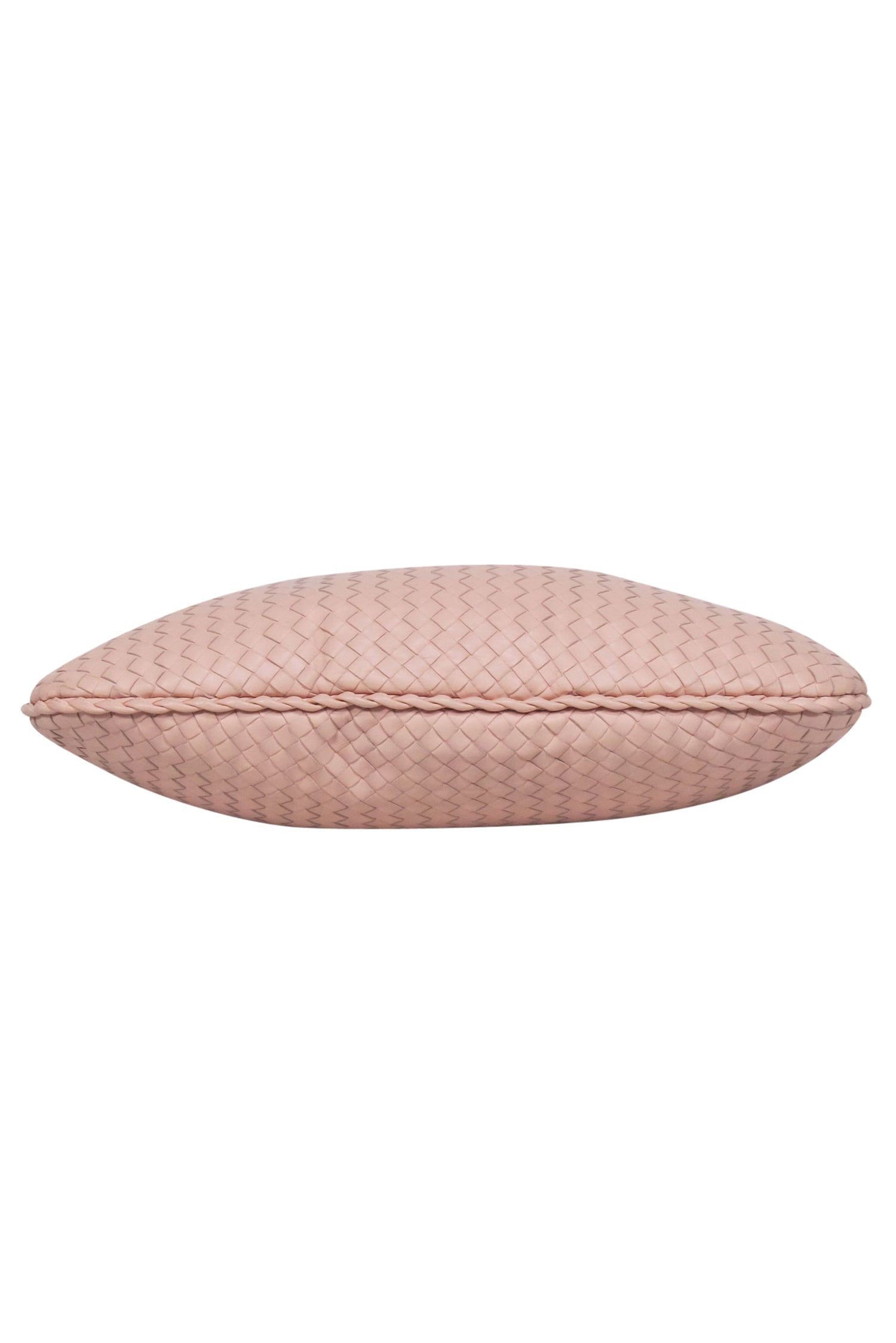 Bottega Veneta - Stunning Blush Pink Intrecciato Woven Leather Shoulder Bag