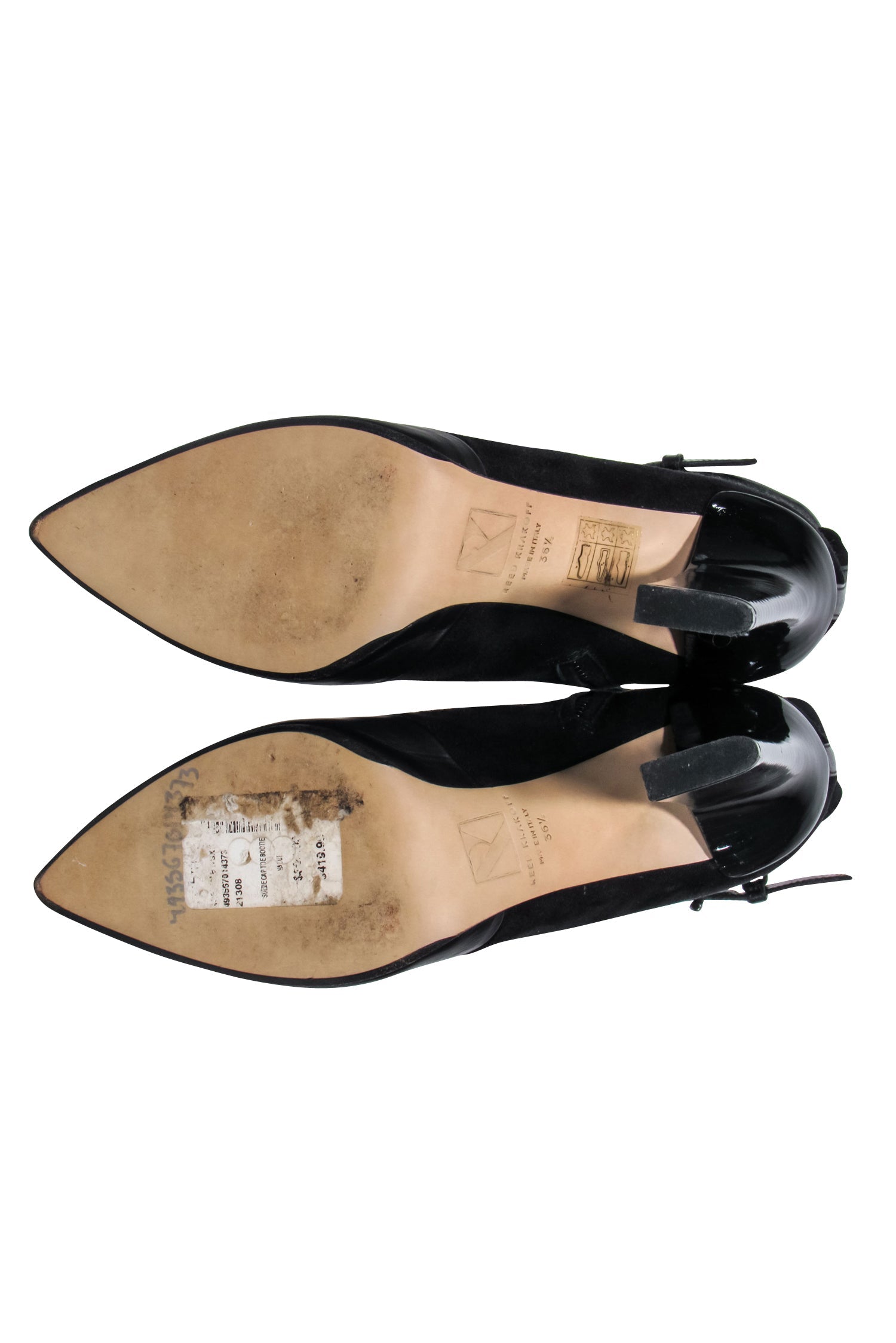 Birdie Black Feather-Trimmed Flat Mule Shoes - Size 6: Fashionable Footwear!