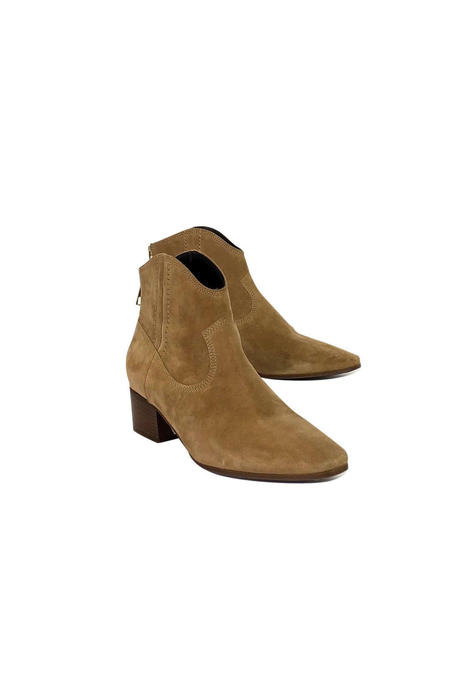 L.K. Bennett Tan Suede Booties - Size 8: A Fashion Must-Have!