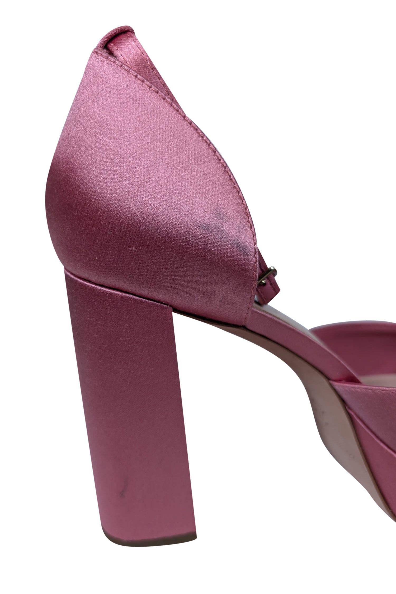 Loeffler Randall Pink Satin Selina Platform Pumps - Size 11: Be the It - Girl!