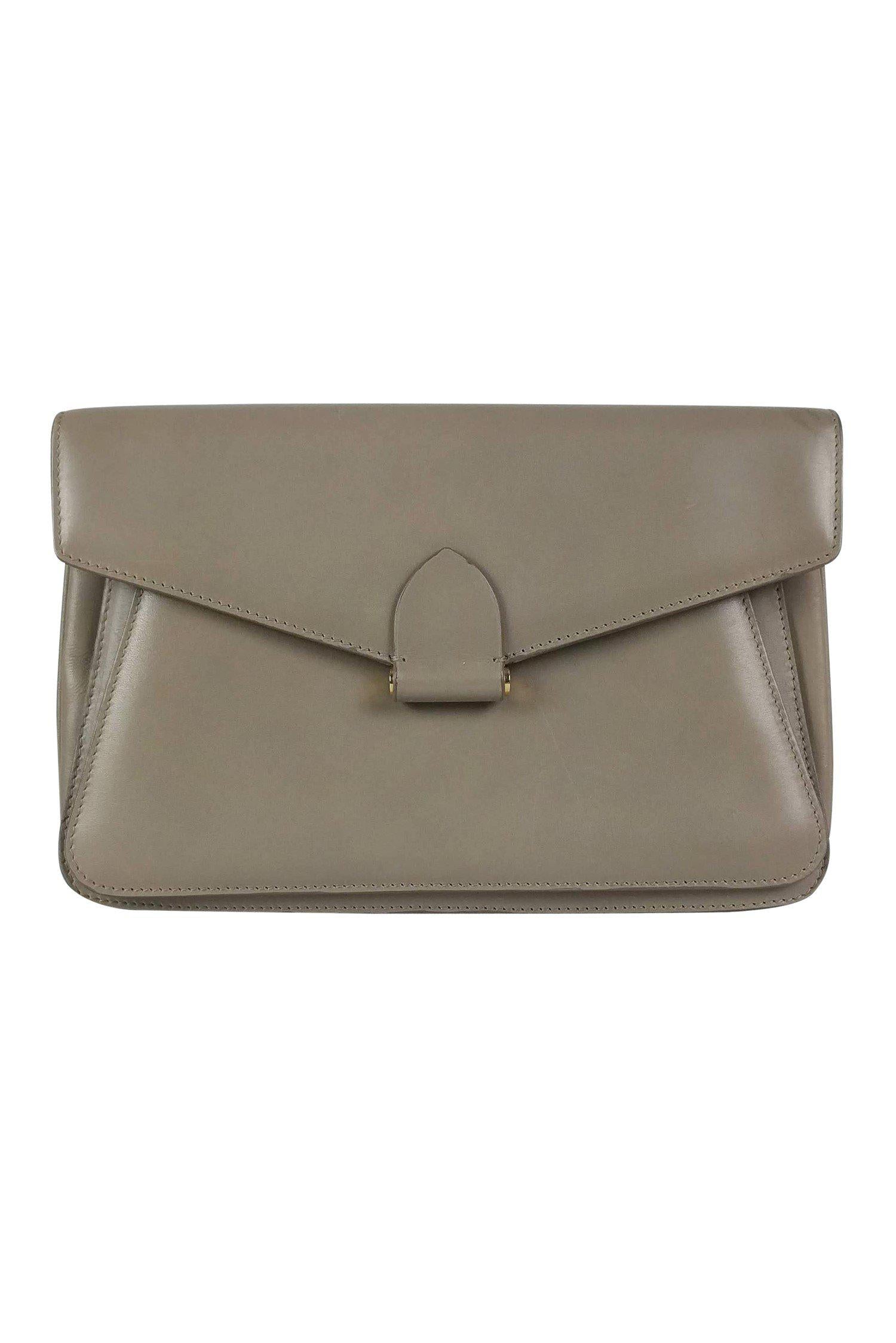 Derek Lam Taupe Leather Clutch - A Chic Accessory