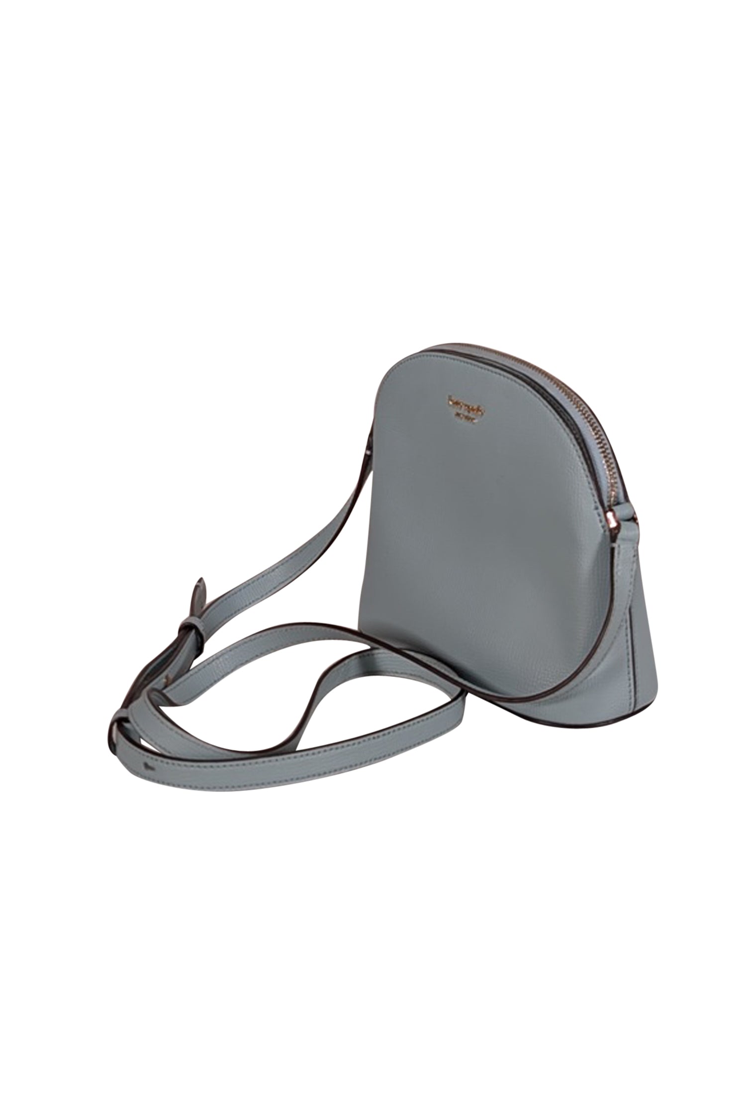 Kate Spade's Adorable Baby Blue Pebbled Leather Dome Crossbody Bag